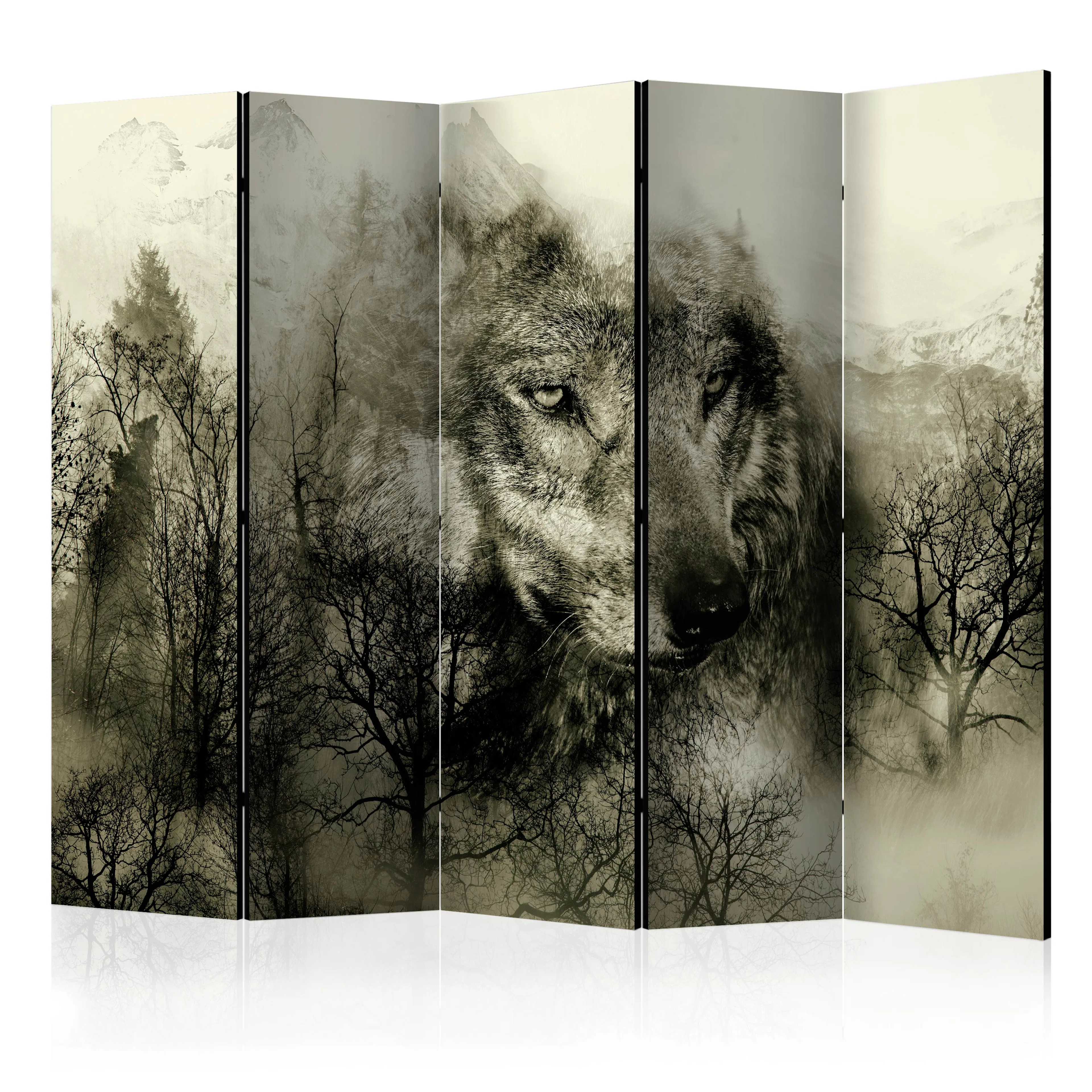 Rumsavdelare Skärmvägg Arkiio Mountain Predator Beige II 225x172 cm