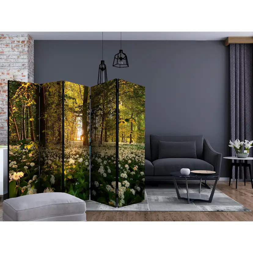 Rumsavdelare Skärmvägg Arkiio Forest Flora II 225x172 cm