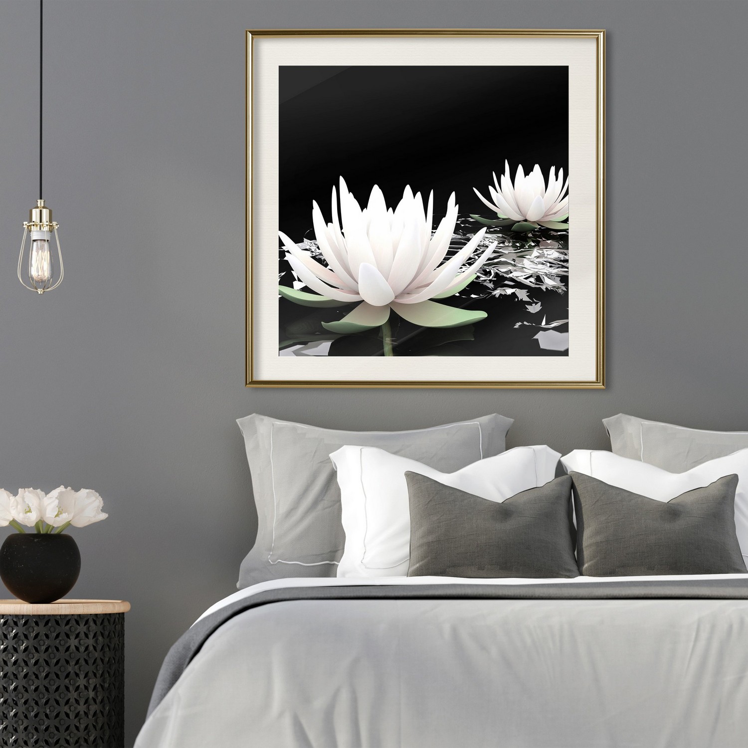 Poster Artgeist Affisch Lotus Flowers