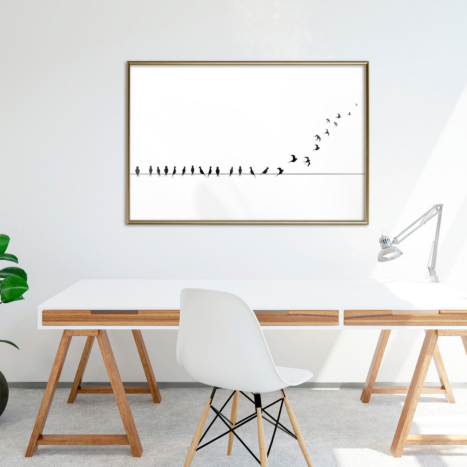 Poster Artgeist Affisch Let's Fly