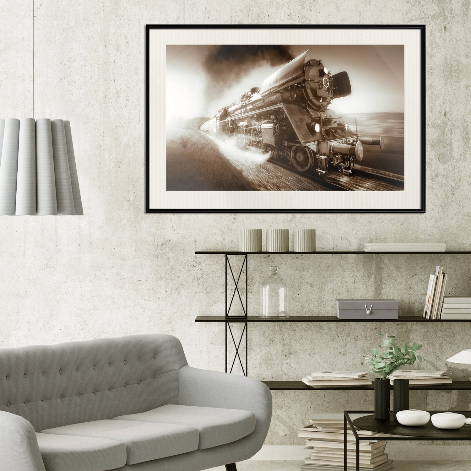 Poster Artgeist Affisch Locomotive