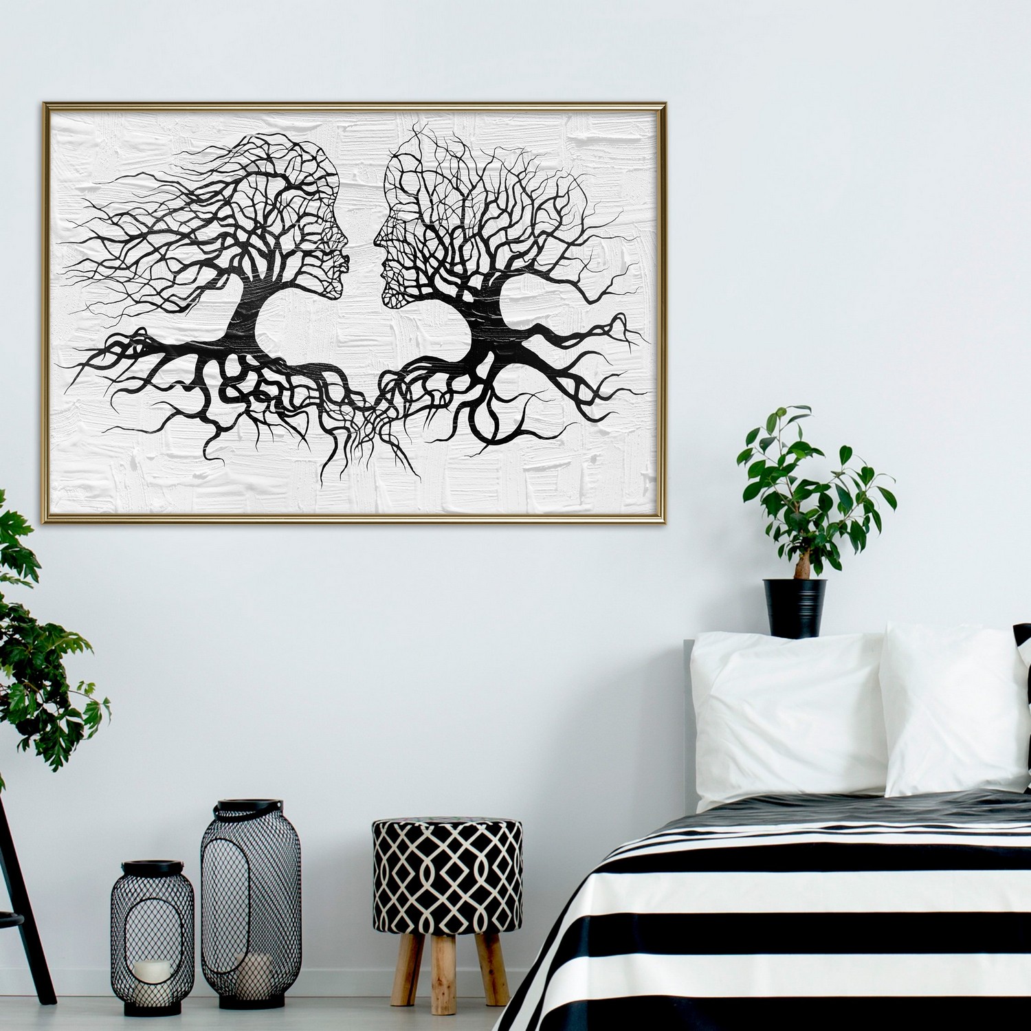 Poster Artgeist Affisch The Kiss of the Wind