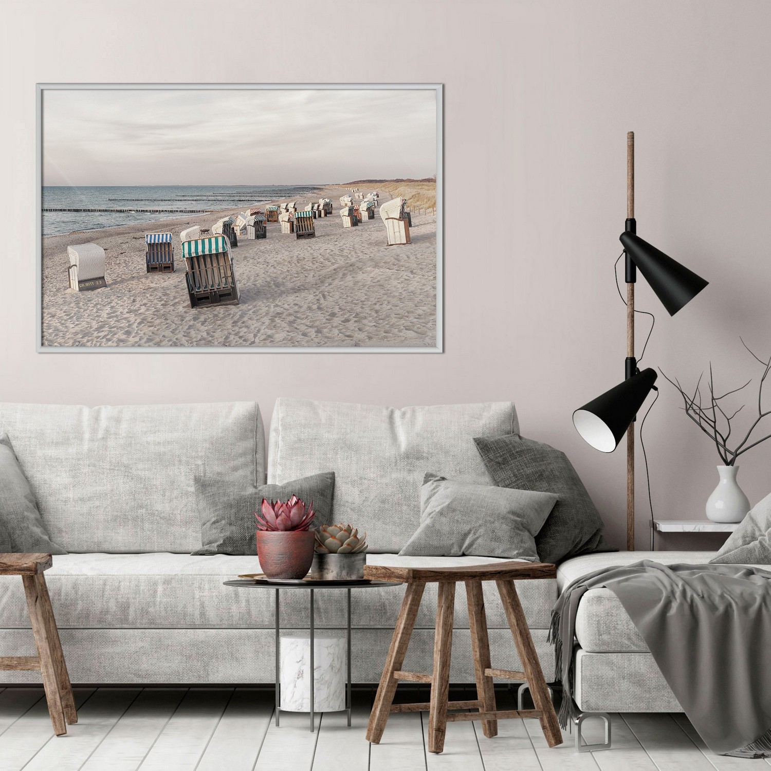 Poster Artgeist Affisch Beach Booth