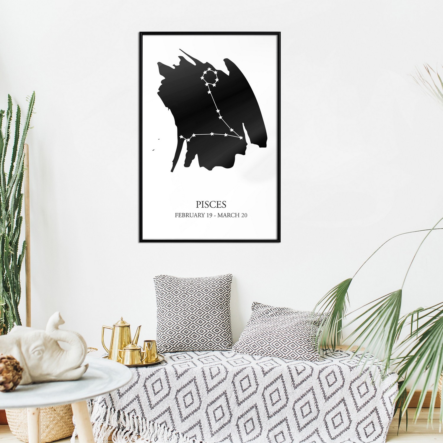 Poster Artgeist Affisch Zodiac Signs Pisces