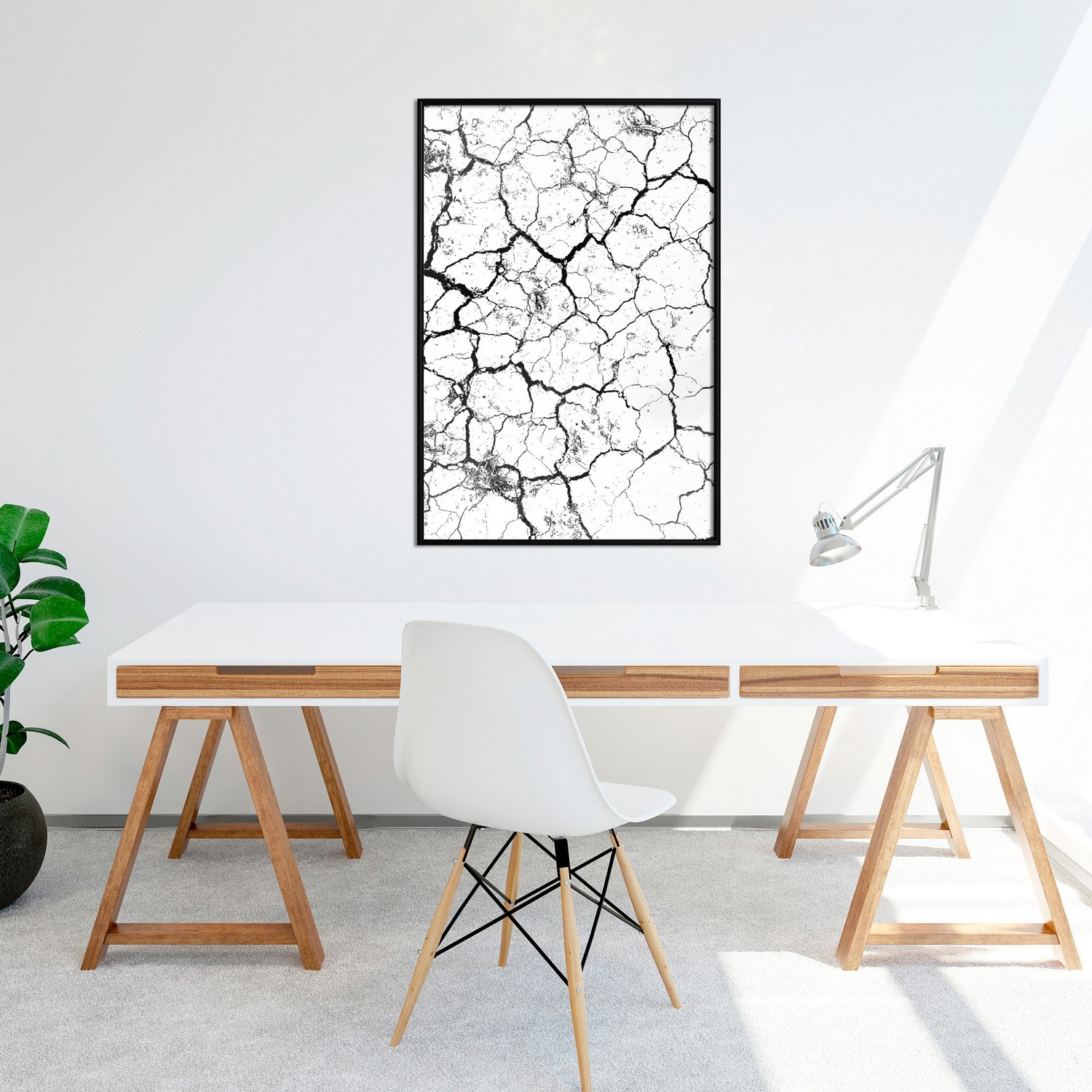 Poster Artgeist Affisch Cracked Earth