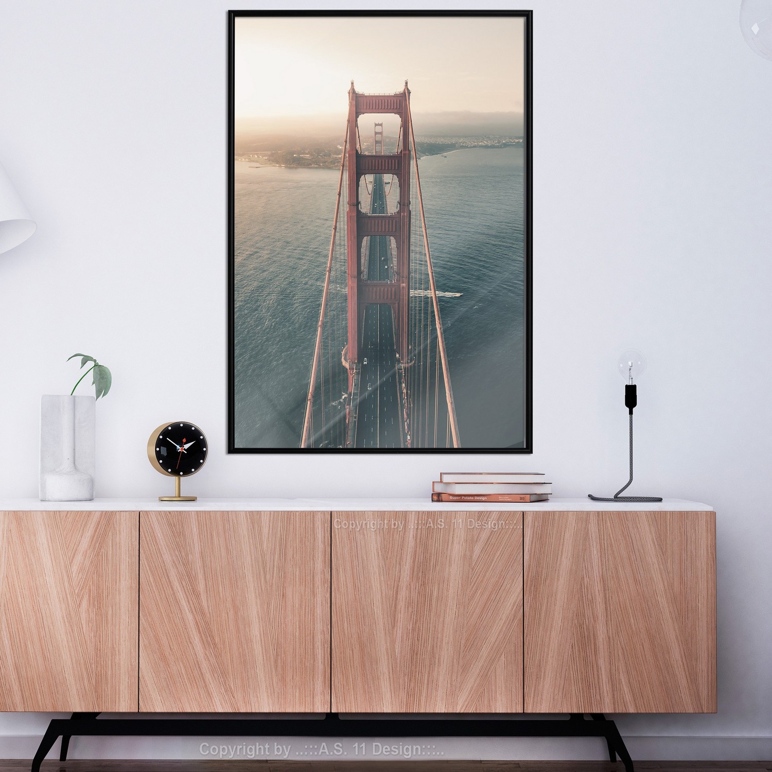Poster Artgeist Affisch Golden Gate Bridge