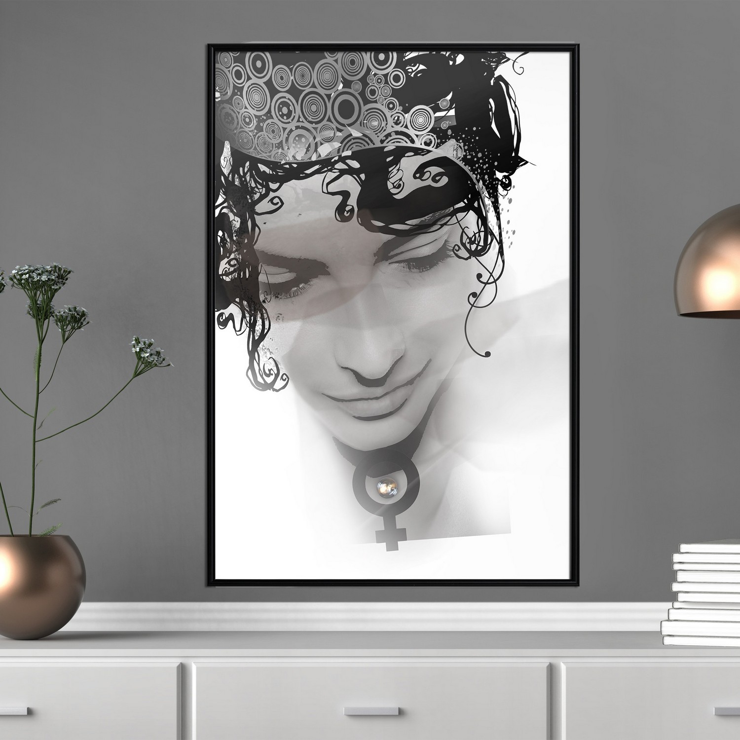 Poster Artgeist Affisch Female Beauty