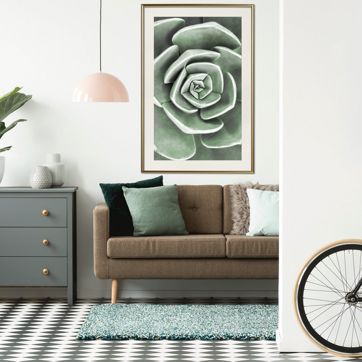 Poster Artgeist Affisch Beautiful Succulent