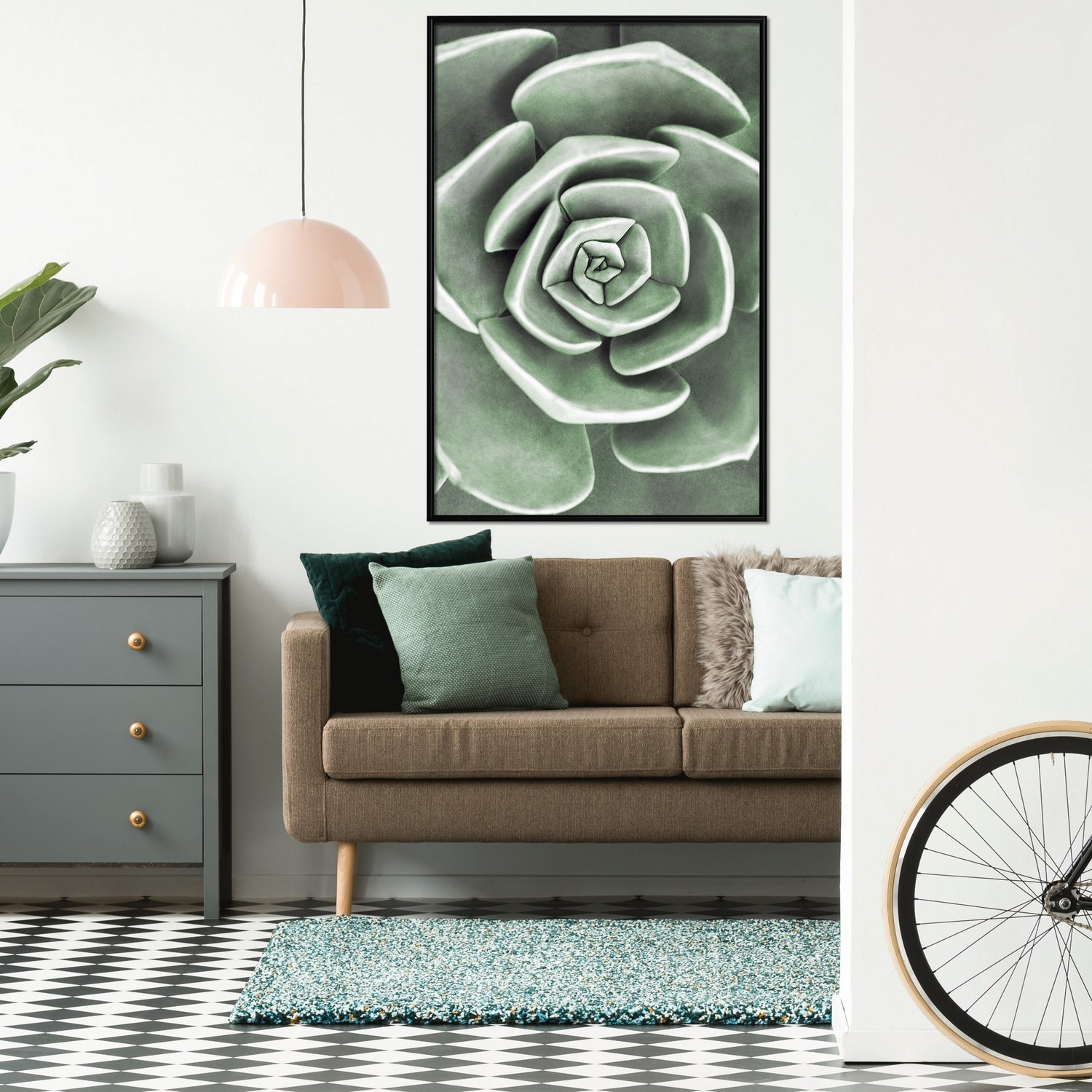 Poster Artgeist Affisch Beautiful Succulent