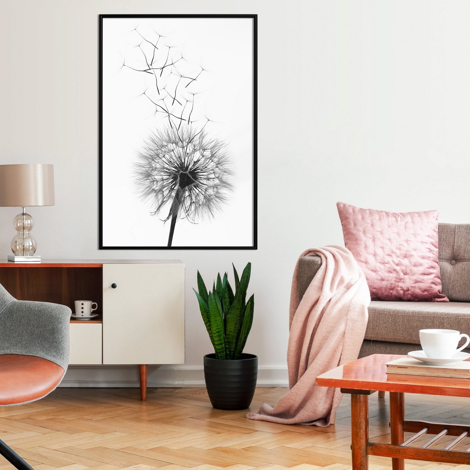 Poster Artgeist Affisch Dandelion