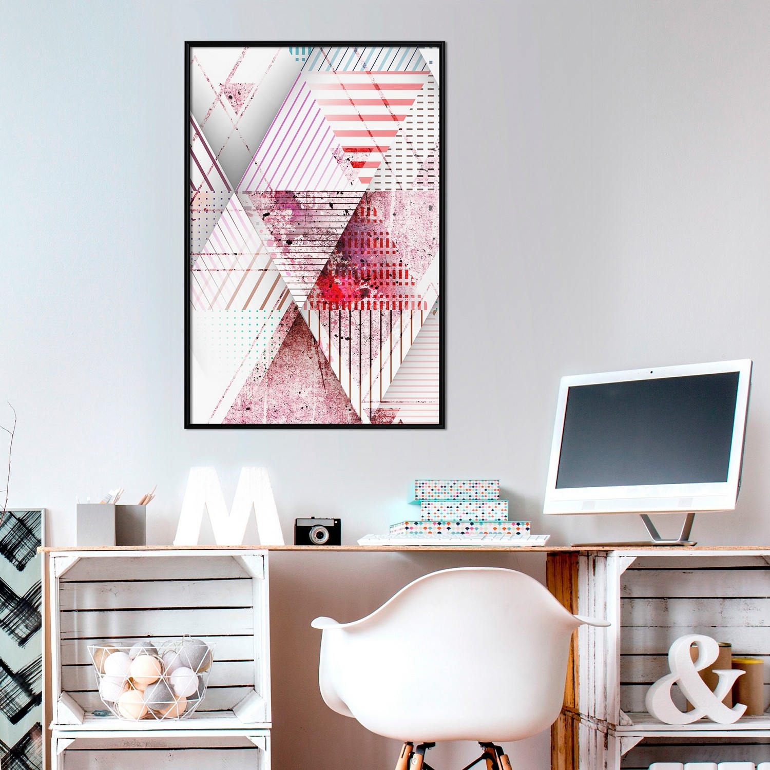 Poster Artgeist Affisch Geometric Triangle