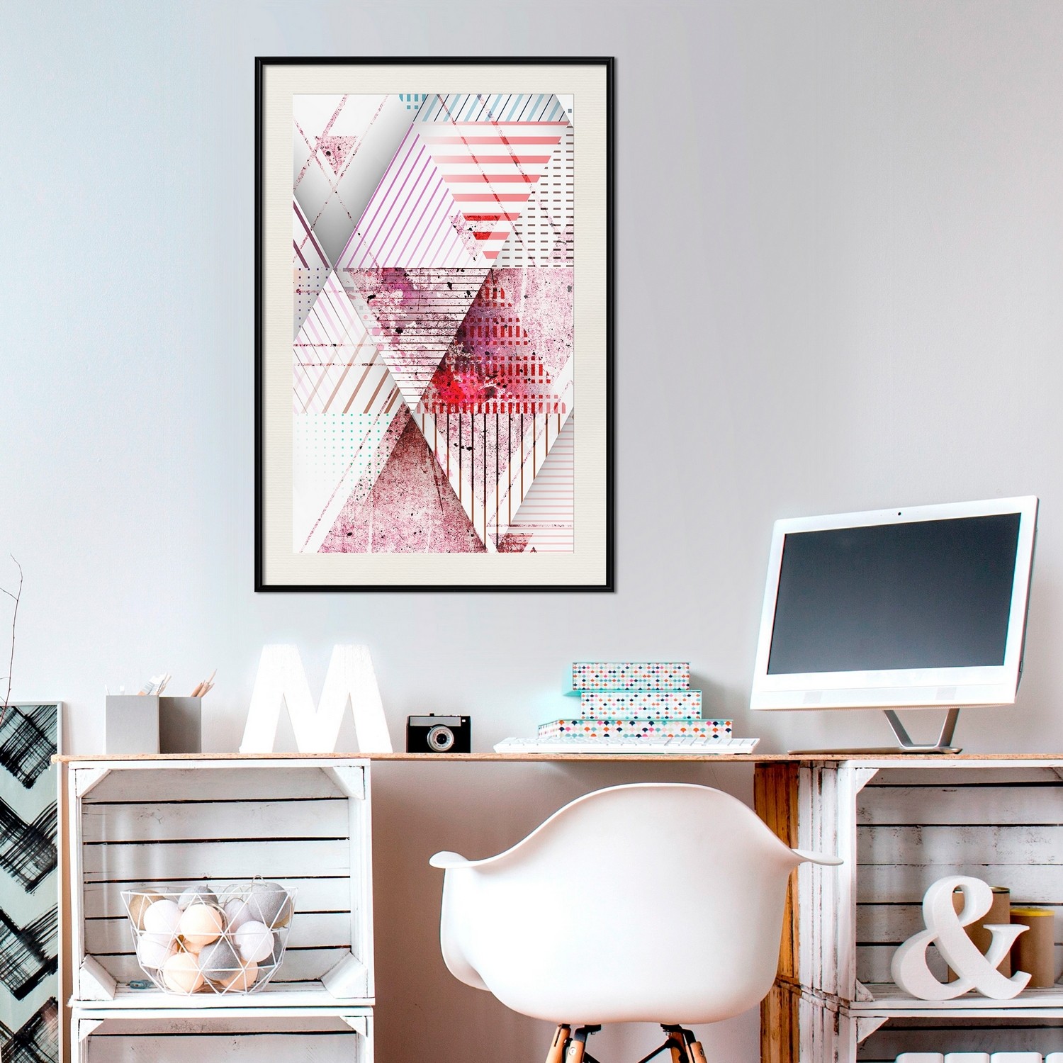 Poster Artgeist Affisch Geometric Triangle