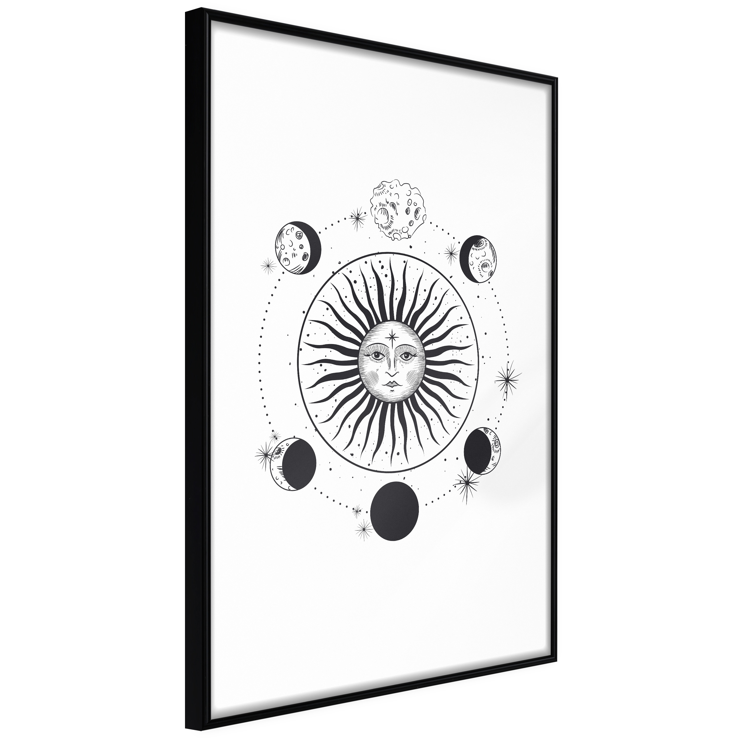 Poster Artgeist Affisch Moon Phases