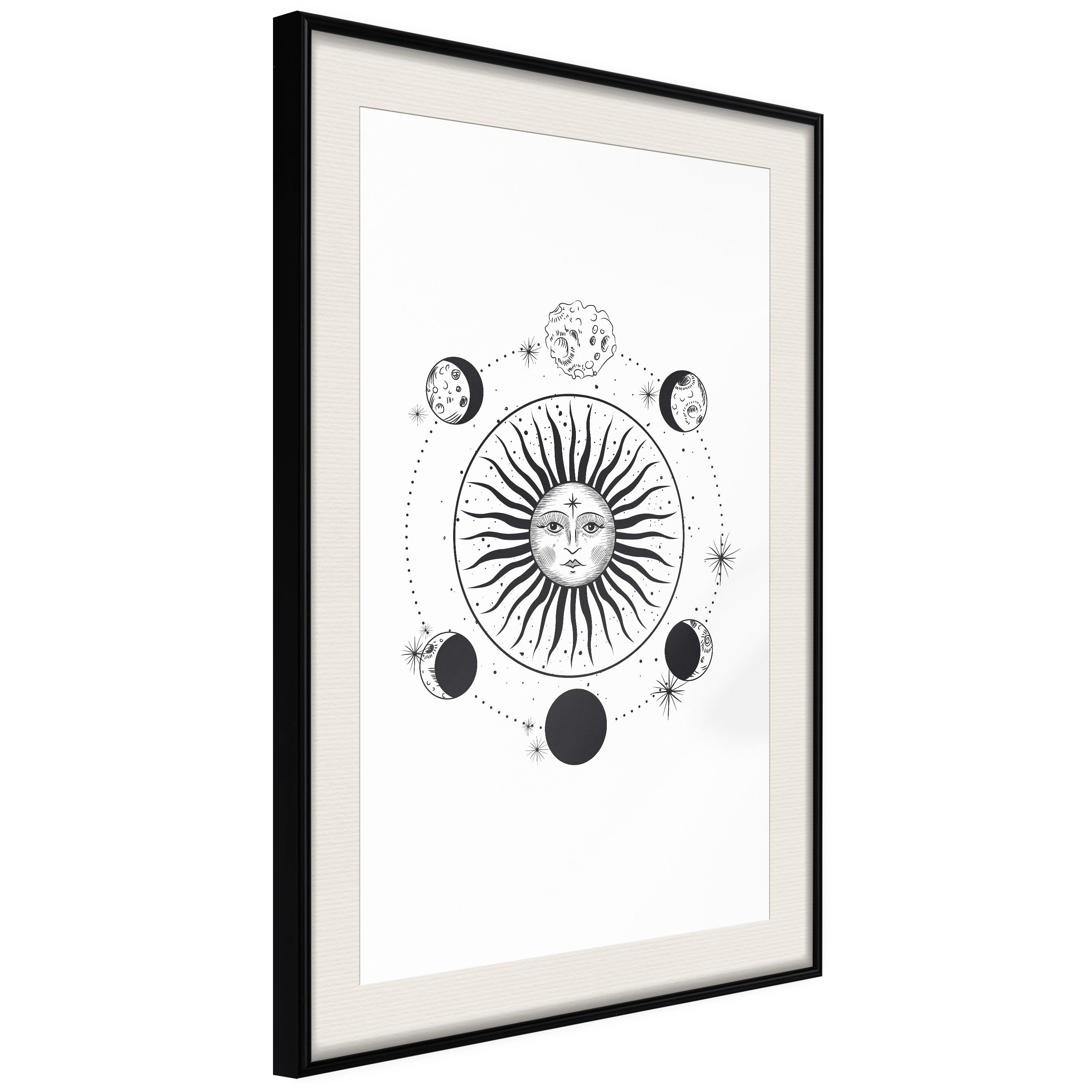 Poster Artgeist Affisch Moon Phases