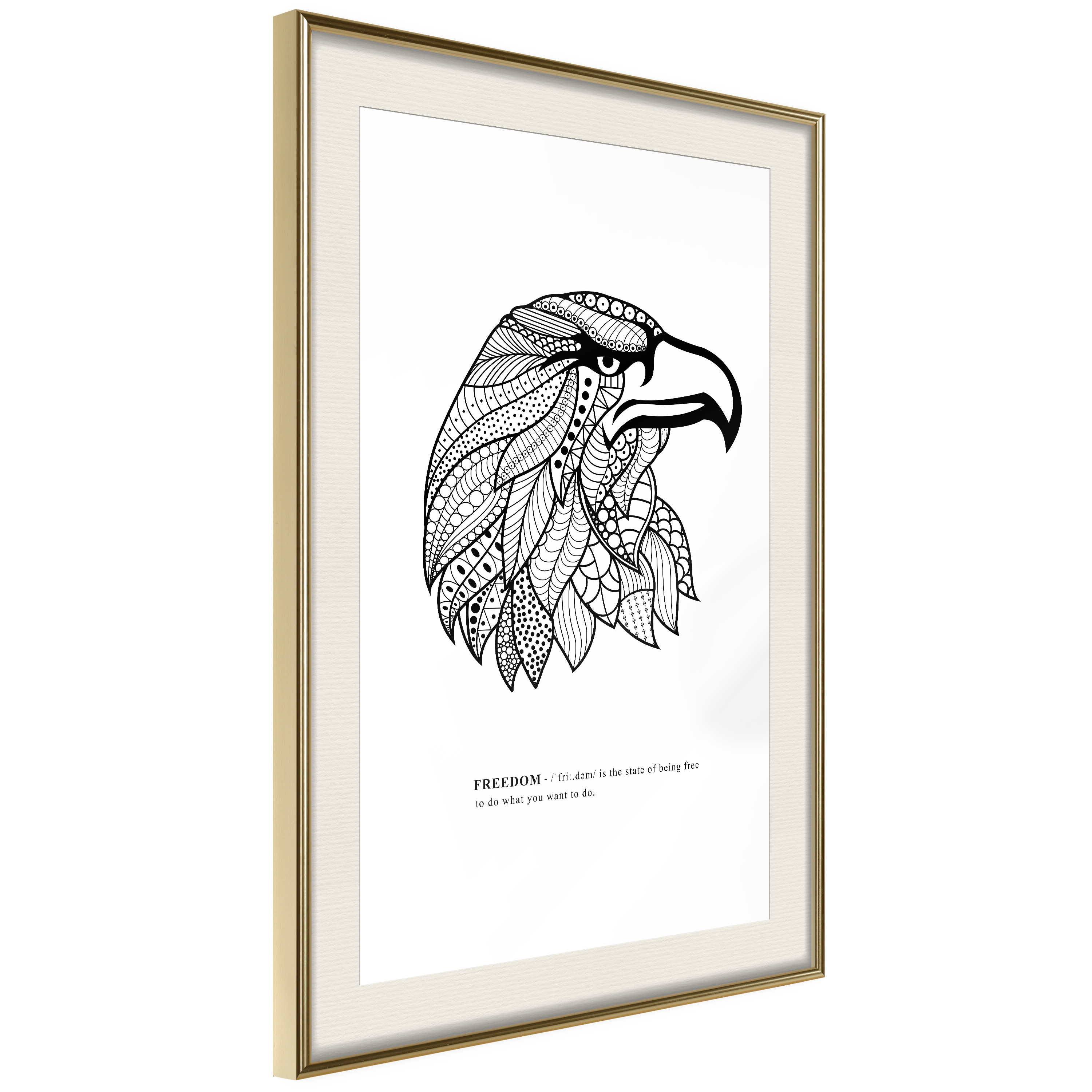 Poster Artgeist Affisch Eagle of Freedom
