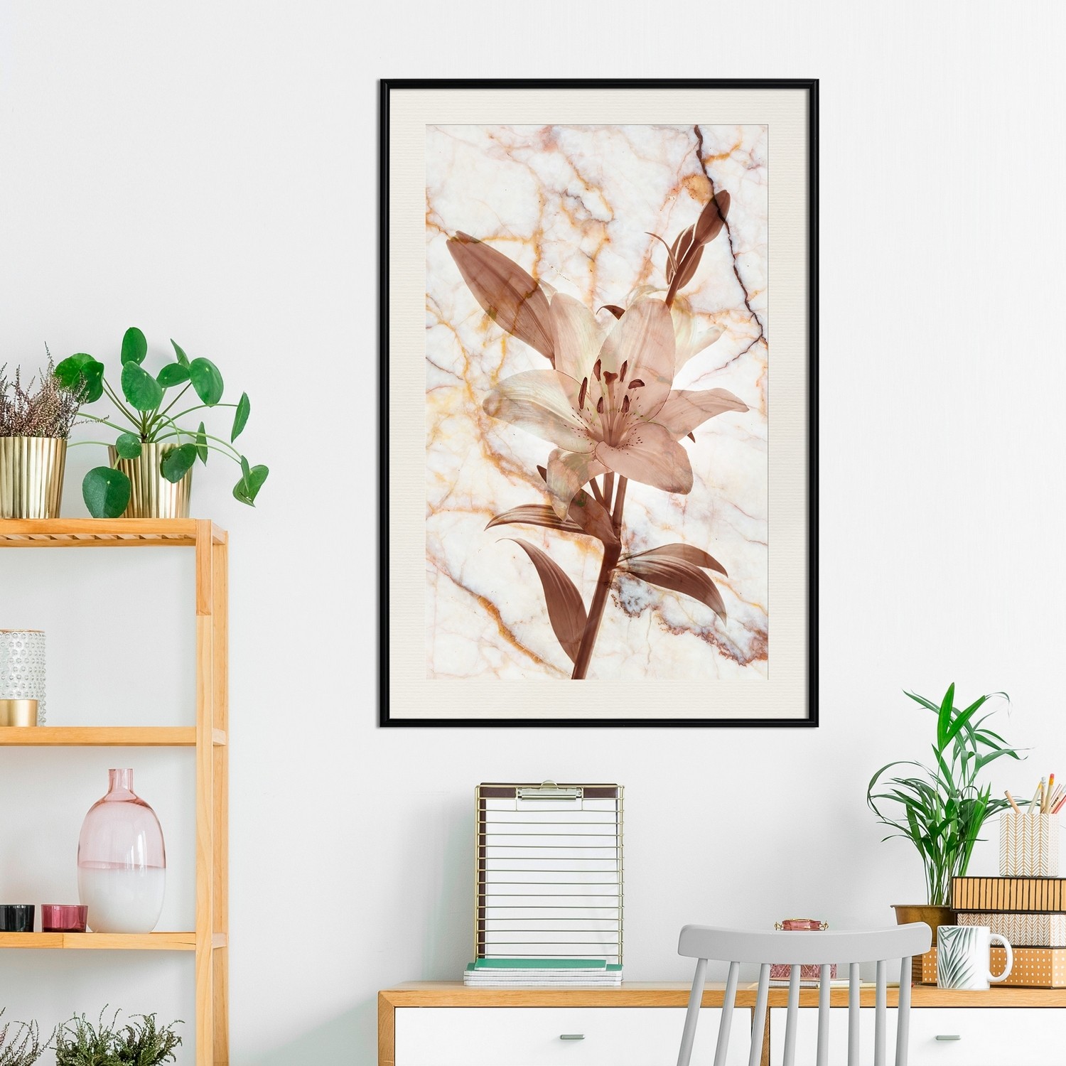 Poster Artgeist Affisch Milan Lily