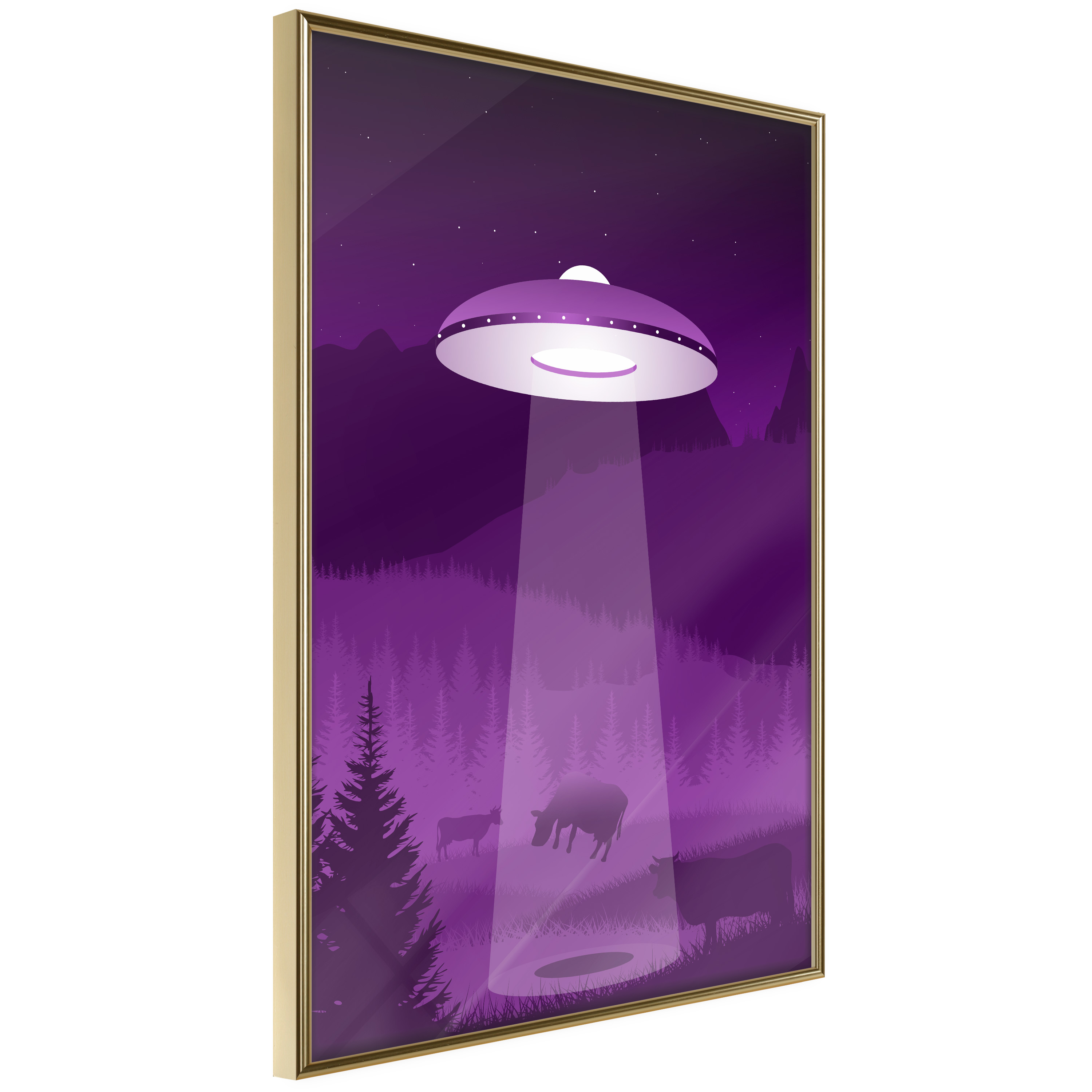 Poster Artgeist Affisch Ufo
