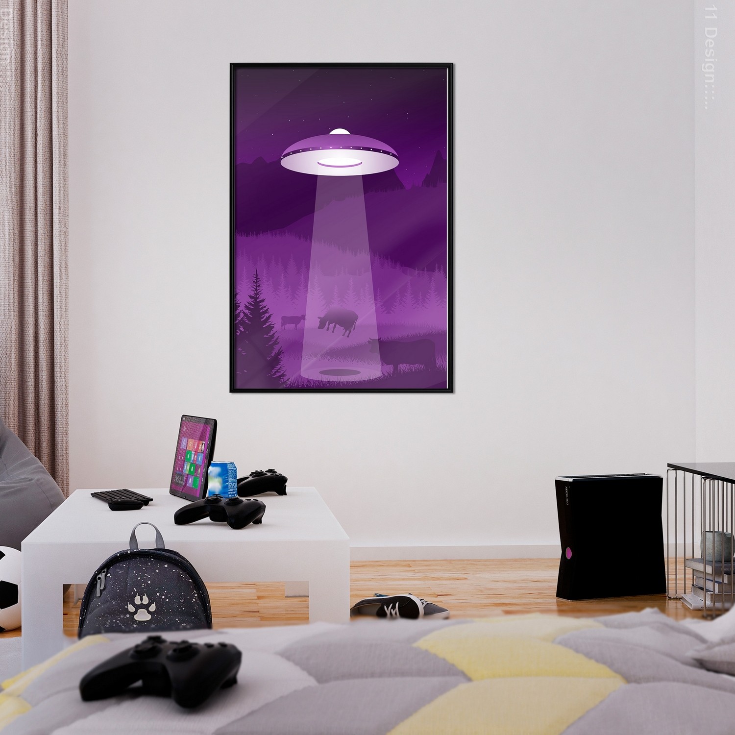 Poster Artgeist Affisch Ufo
