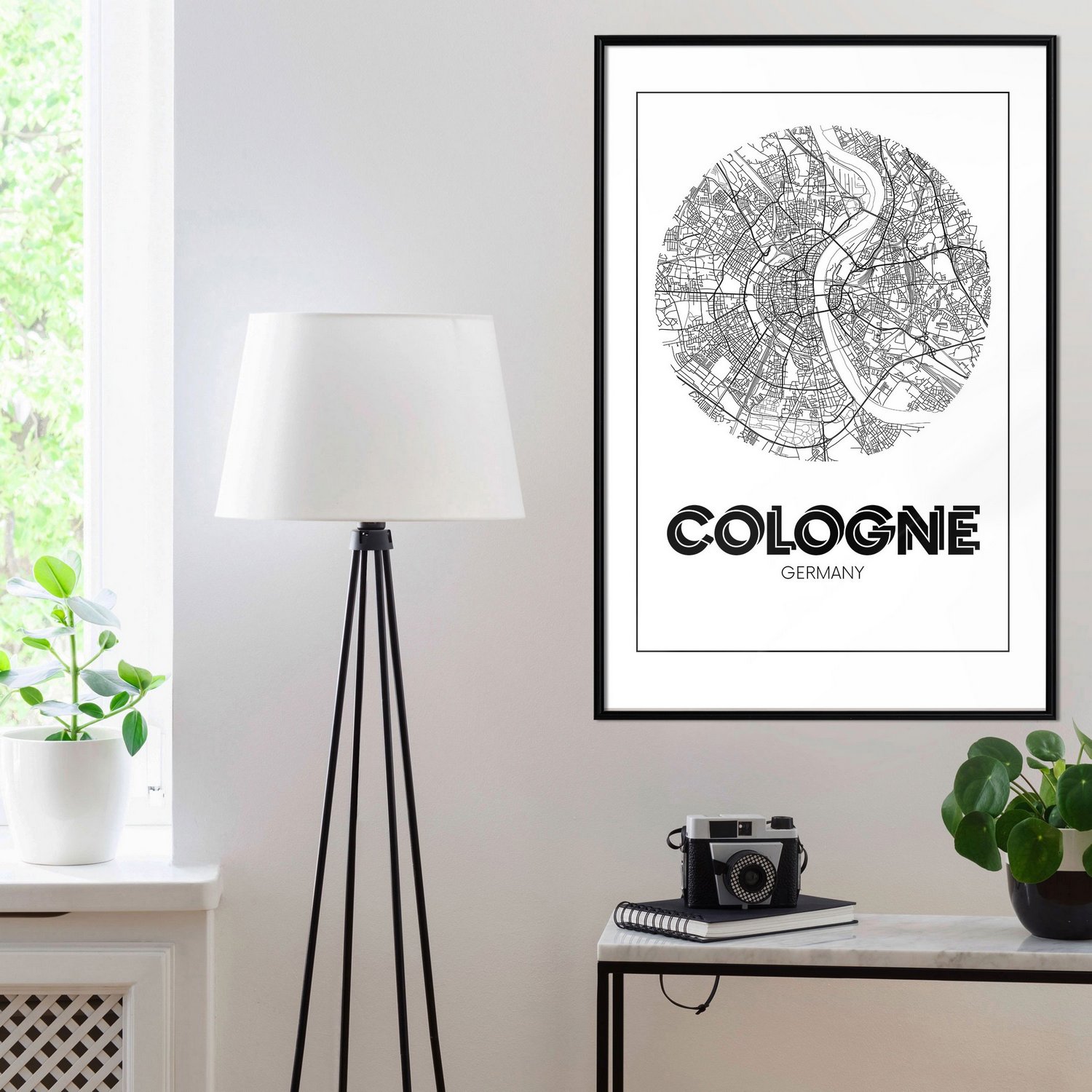 Poster Artgeist Affisch Retro Cologne