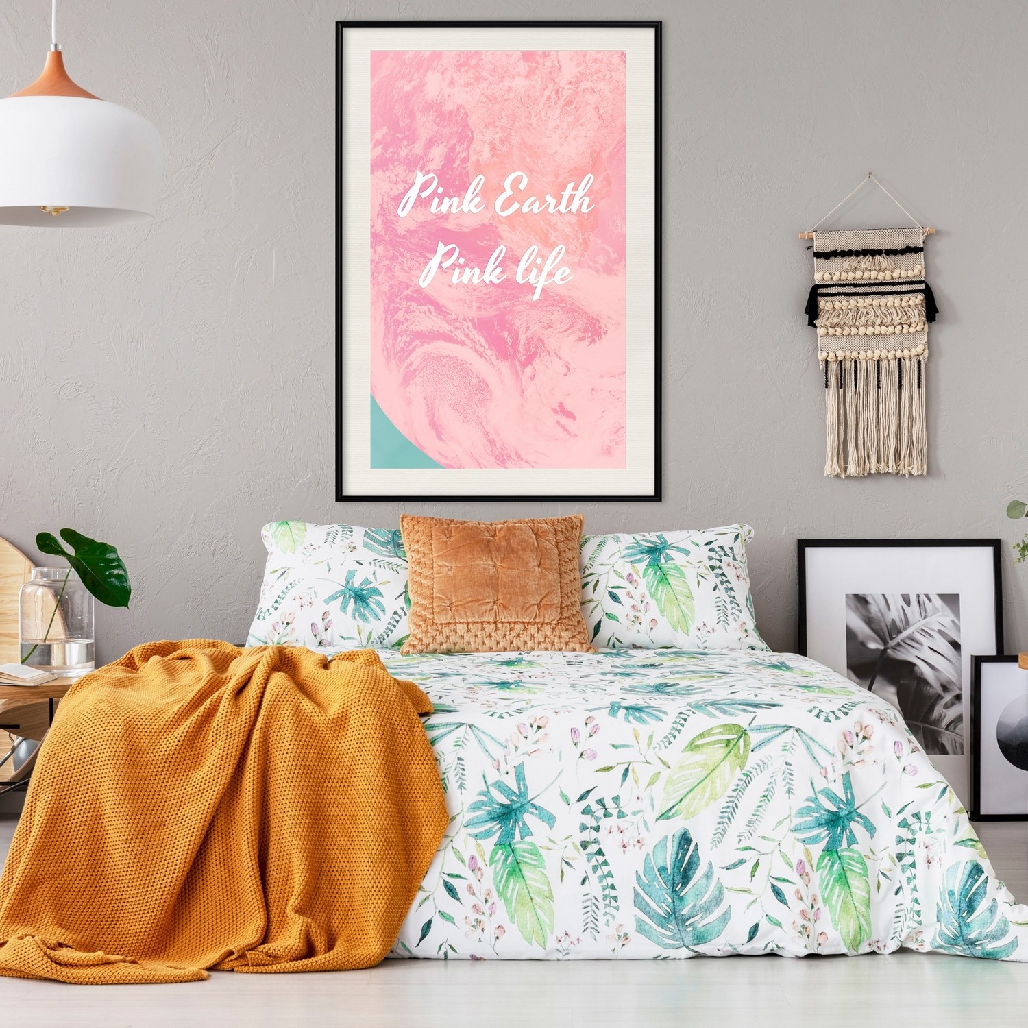 Poster Artgeist Affisch Pink Earth, Pink Life