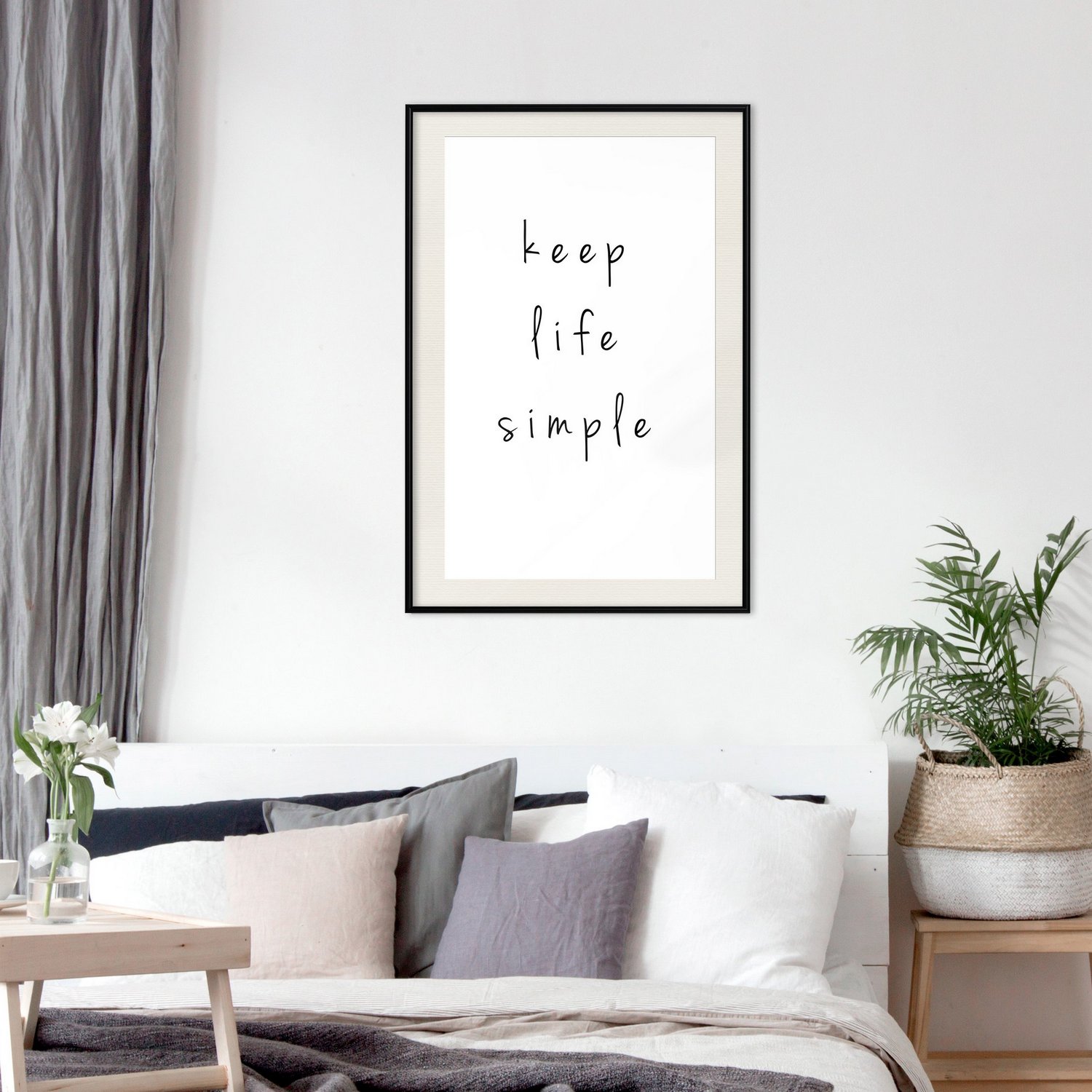 Poster Artgeist Affisch Keep Life Simple