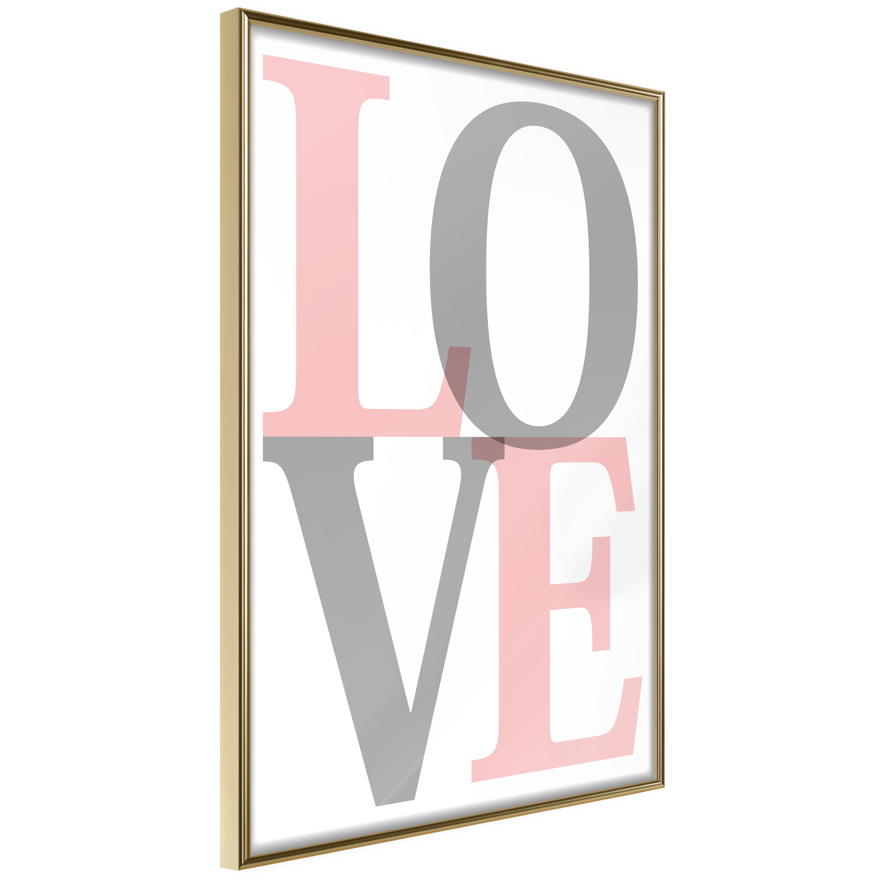 Poster Artgeist Affisch Grey Love
