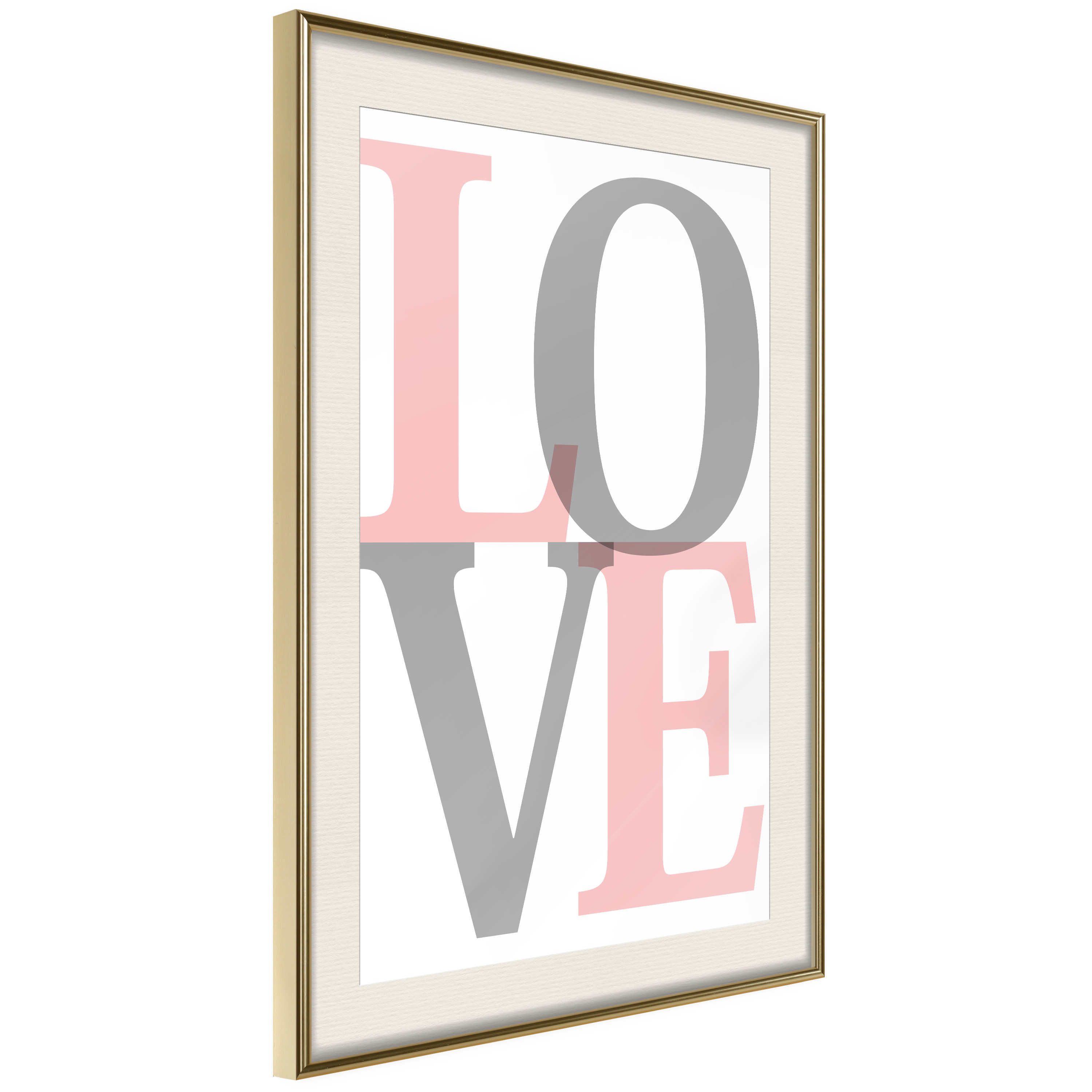 Poster Artgeist Affisch Grey Love
