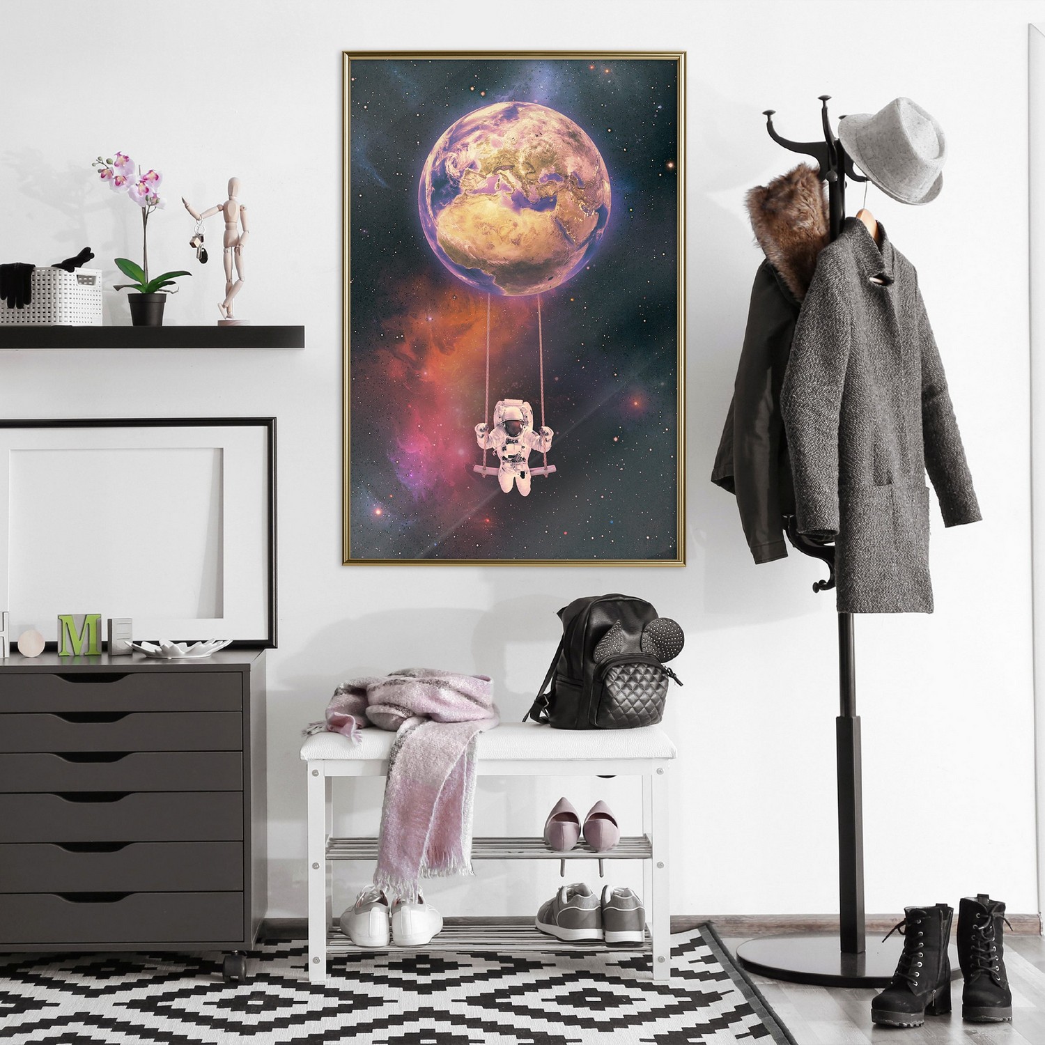 Poster Artgeist Affisch Space Swing