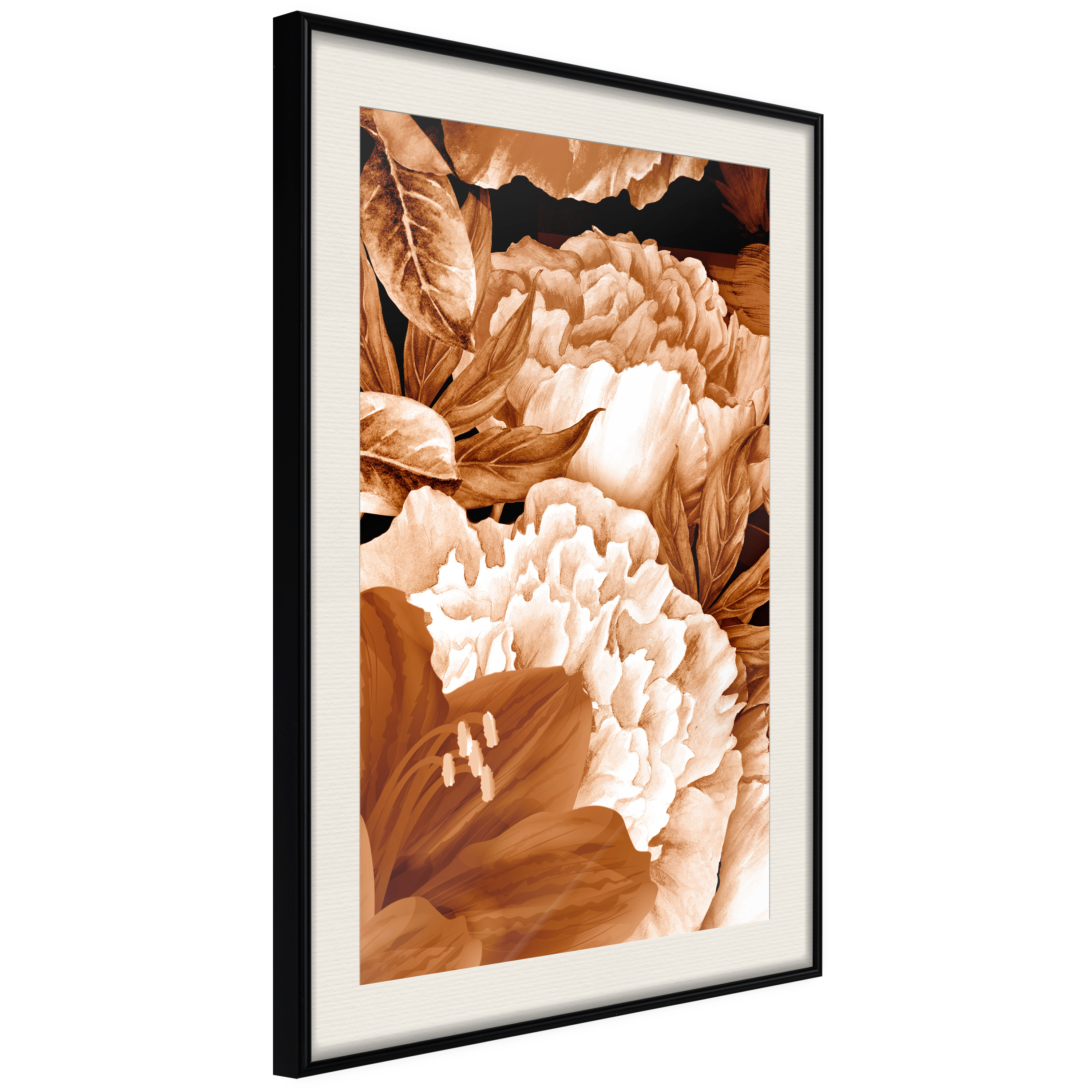 Poster Artgeist Affisch Lilies and Peonies