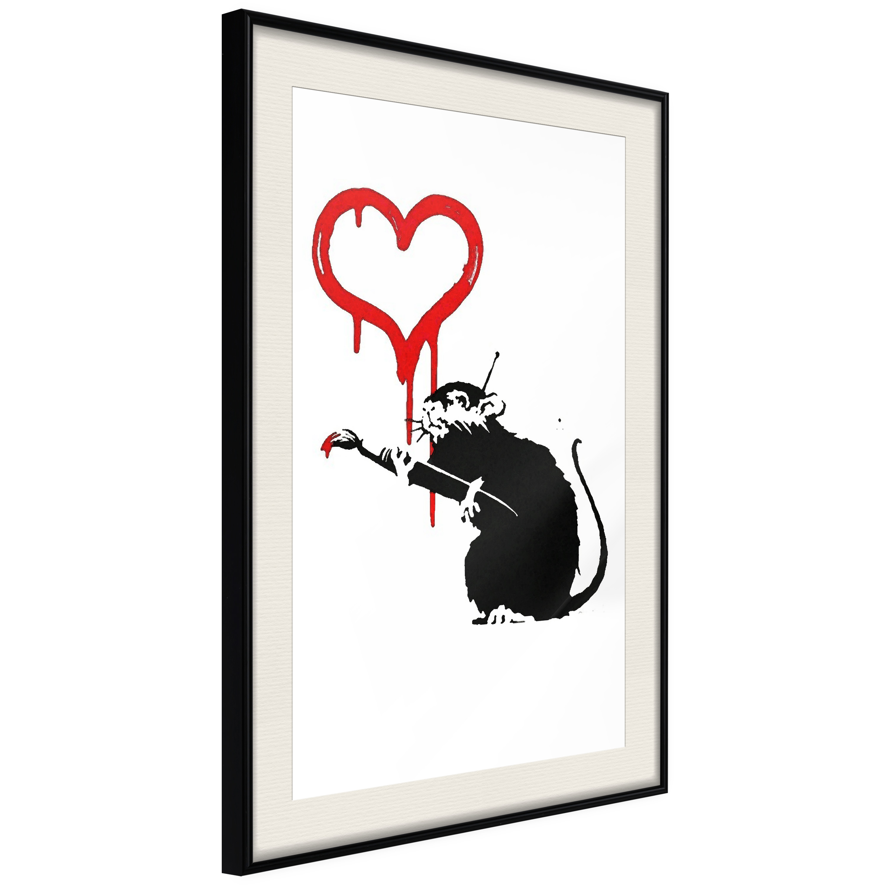 Poster Artgeist Affisch Love Rat
