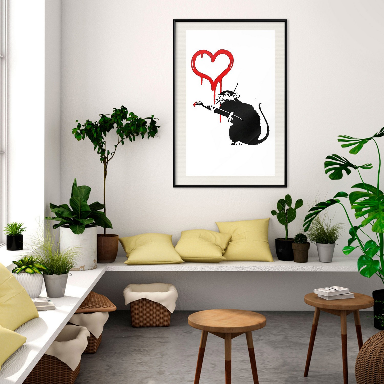 Poster Artgeist Affisch Love Rat