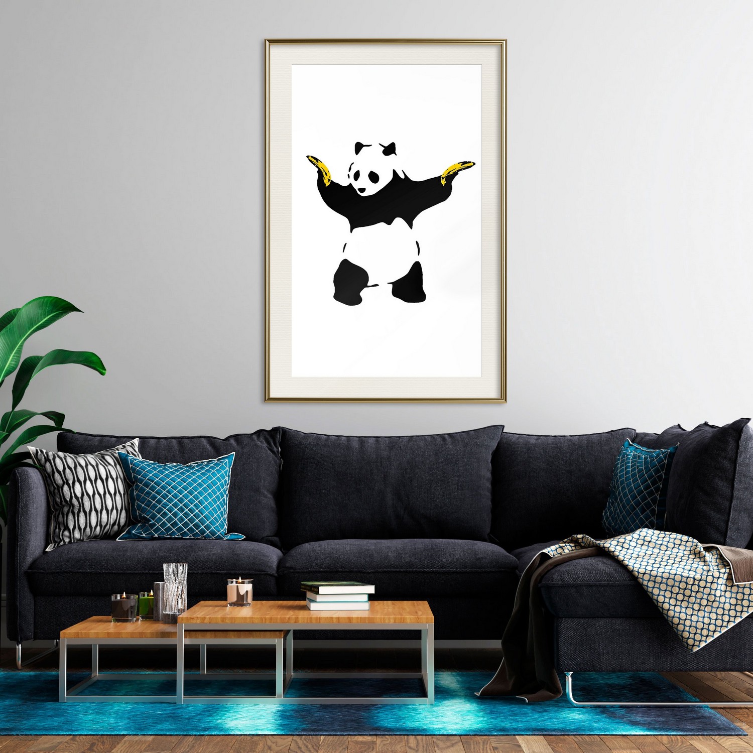 Poster Artgeist Affisch Panda with Guns