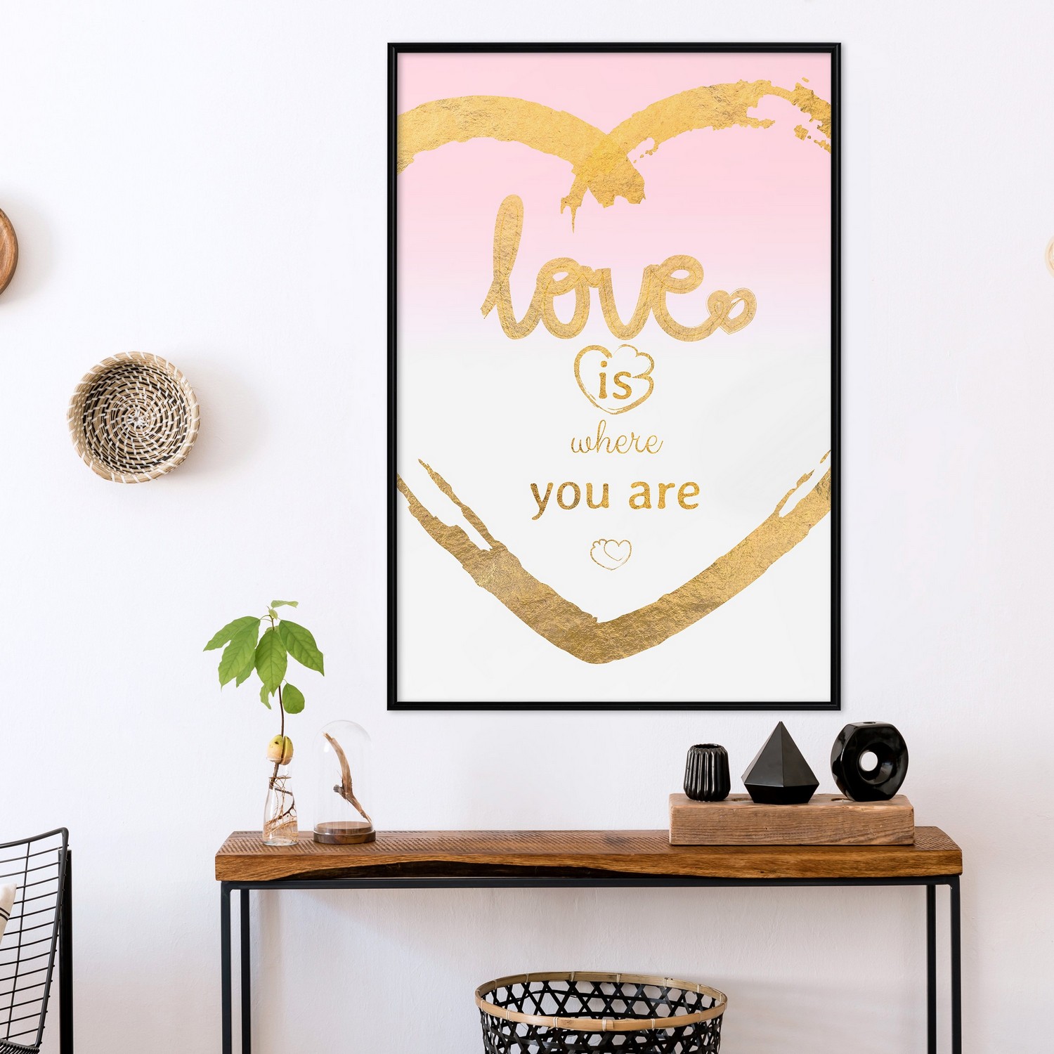 Poster Artgeist Affisch Love Is Where You Are
