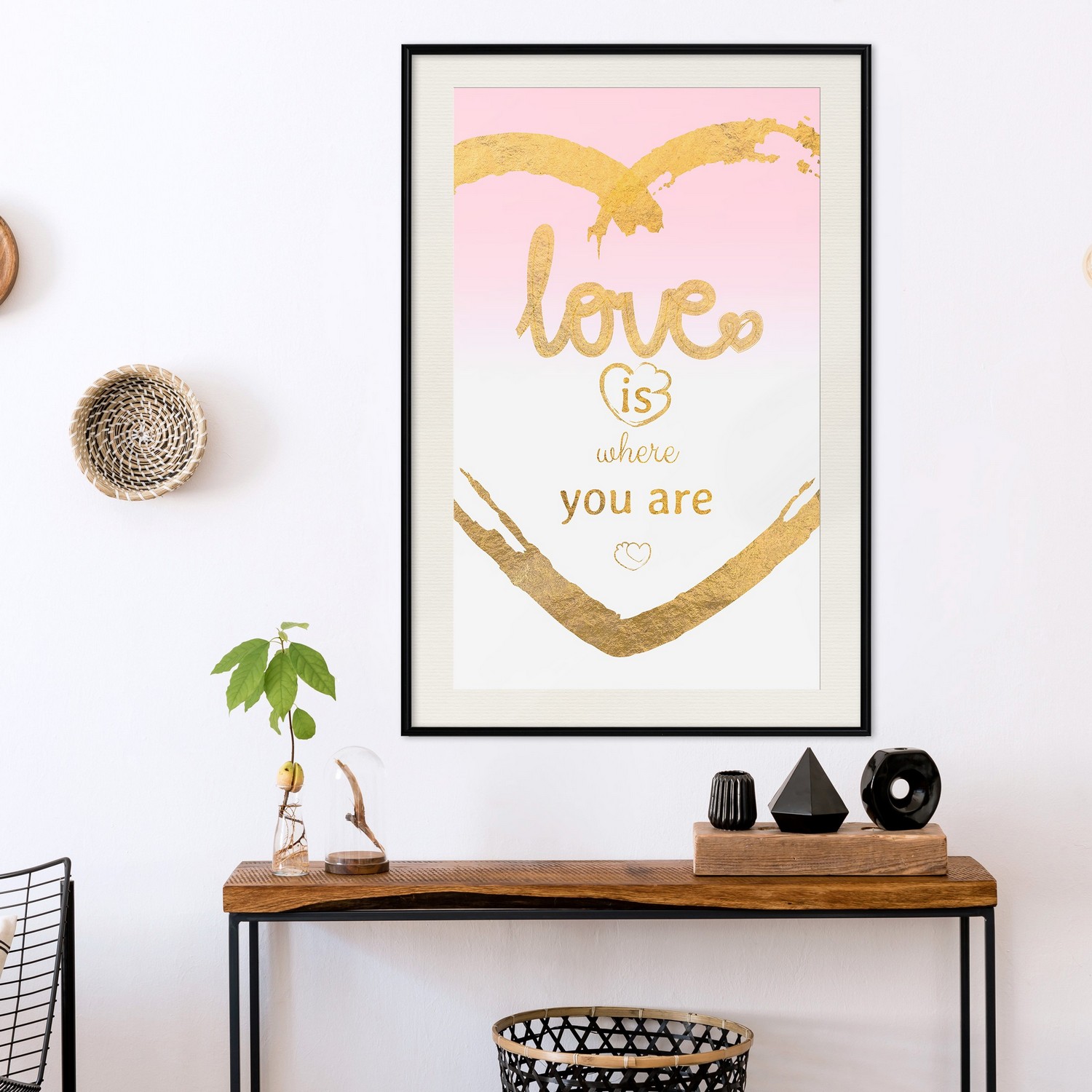 Poster Artgeist Affisch Love Is Where You Are