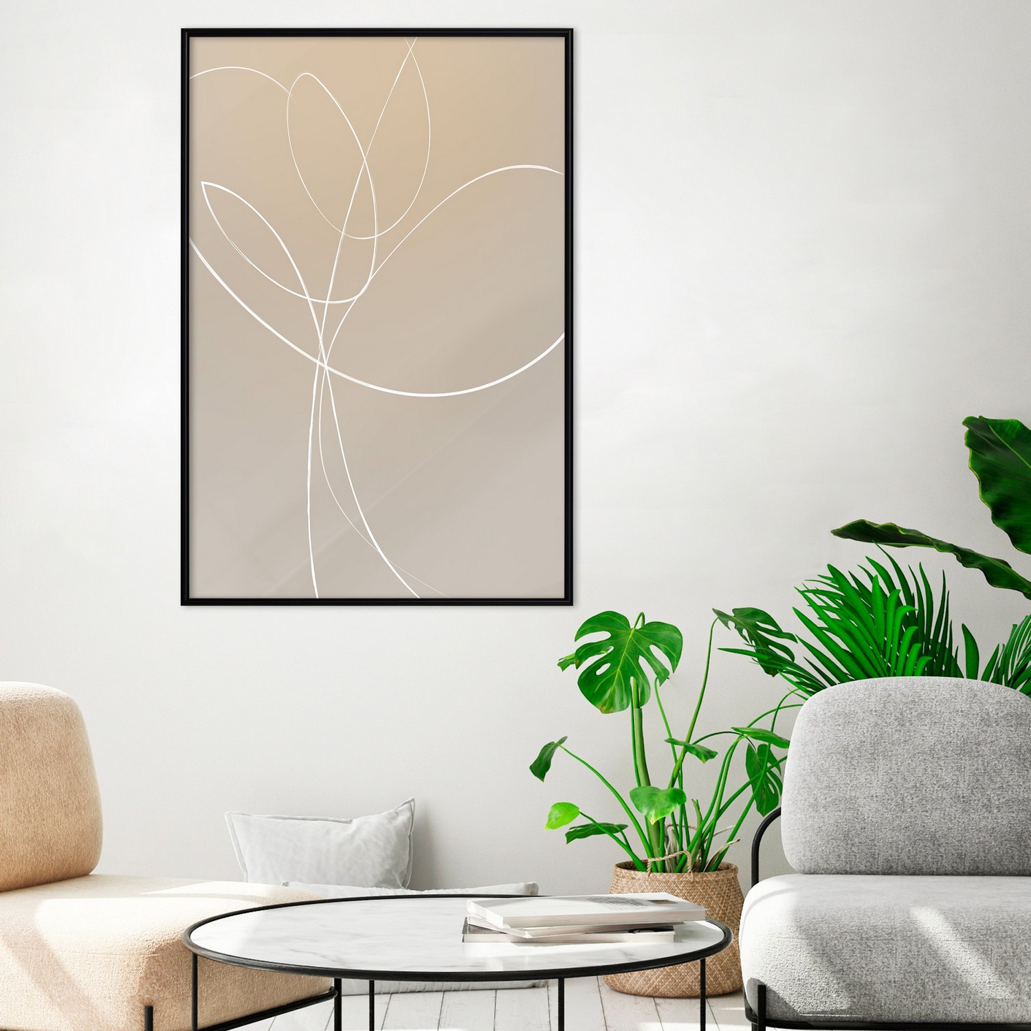 Poster Artgeist Affisch Linear Nature