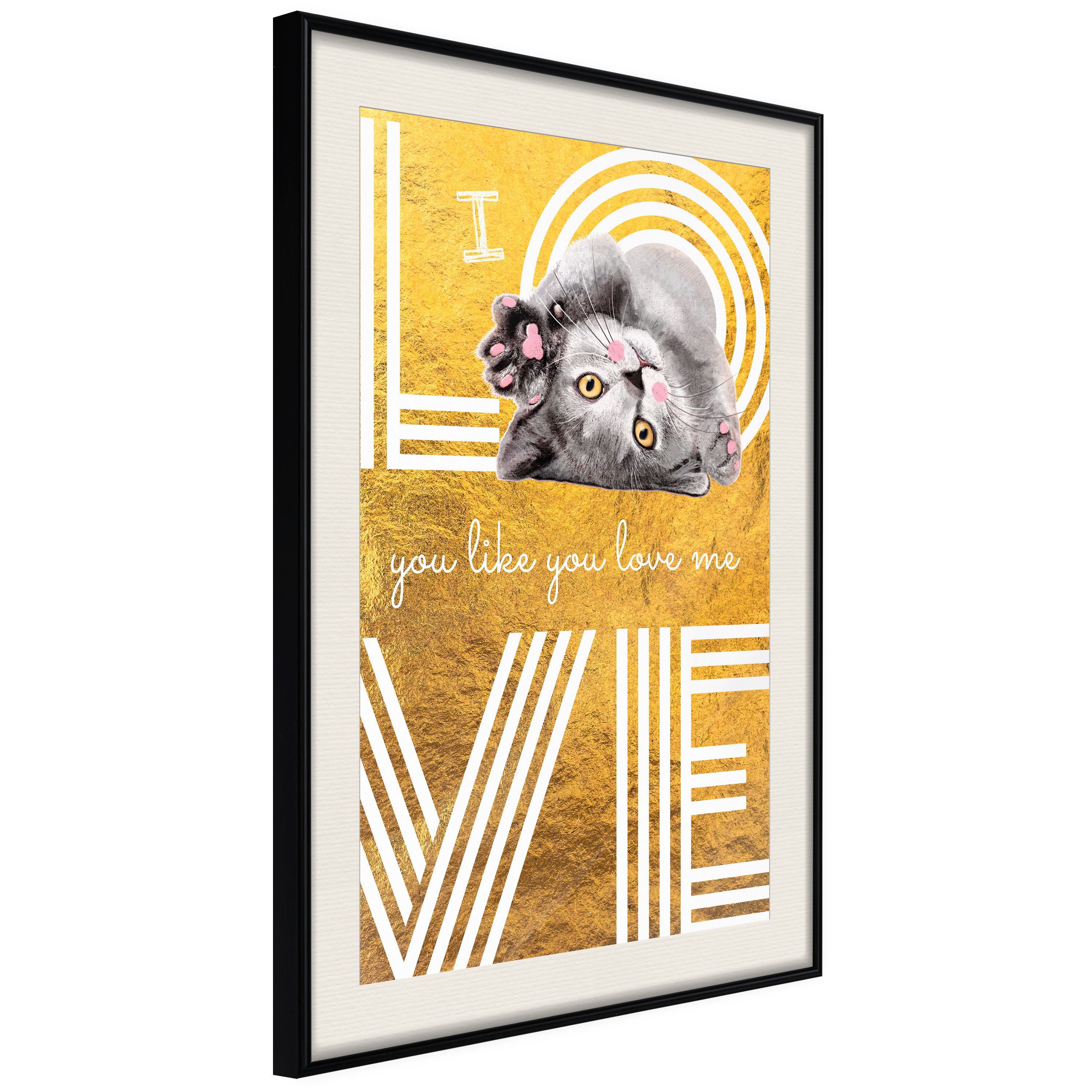 Poster Artgeist Affisch I Love You like You Love Me