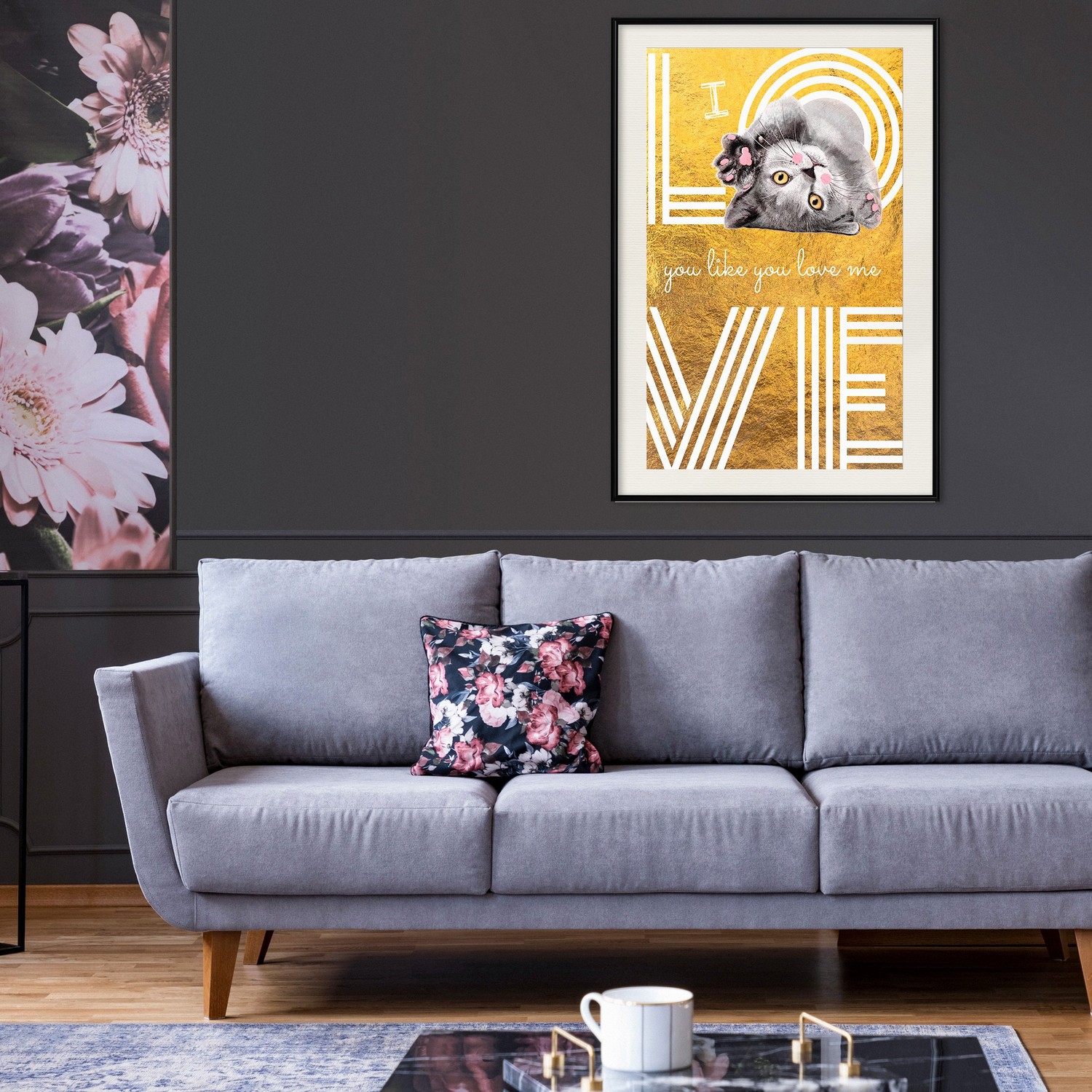 Poster Artgeist Affisch I Love You like You Love Me