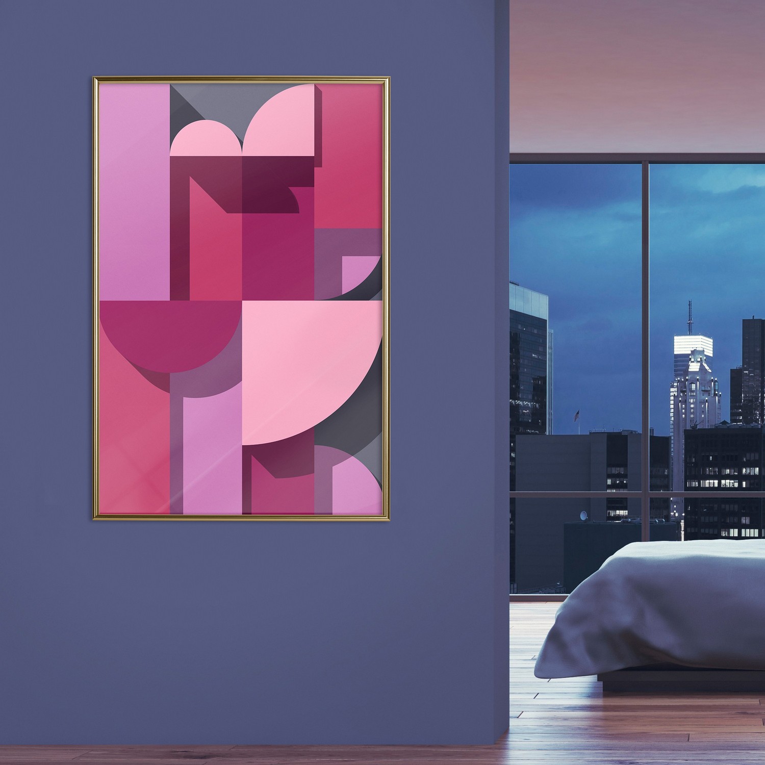 Poster Artgeist Affisch Abstract Home