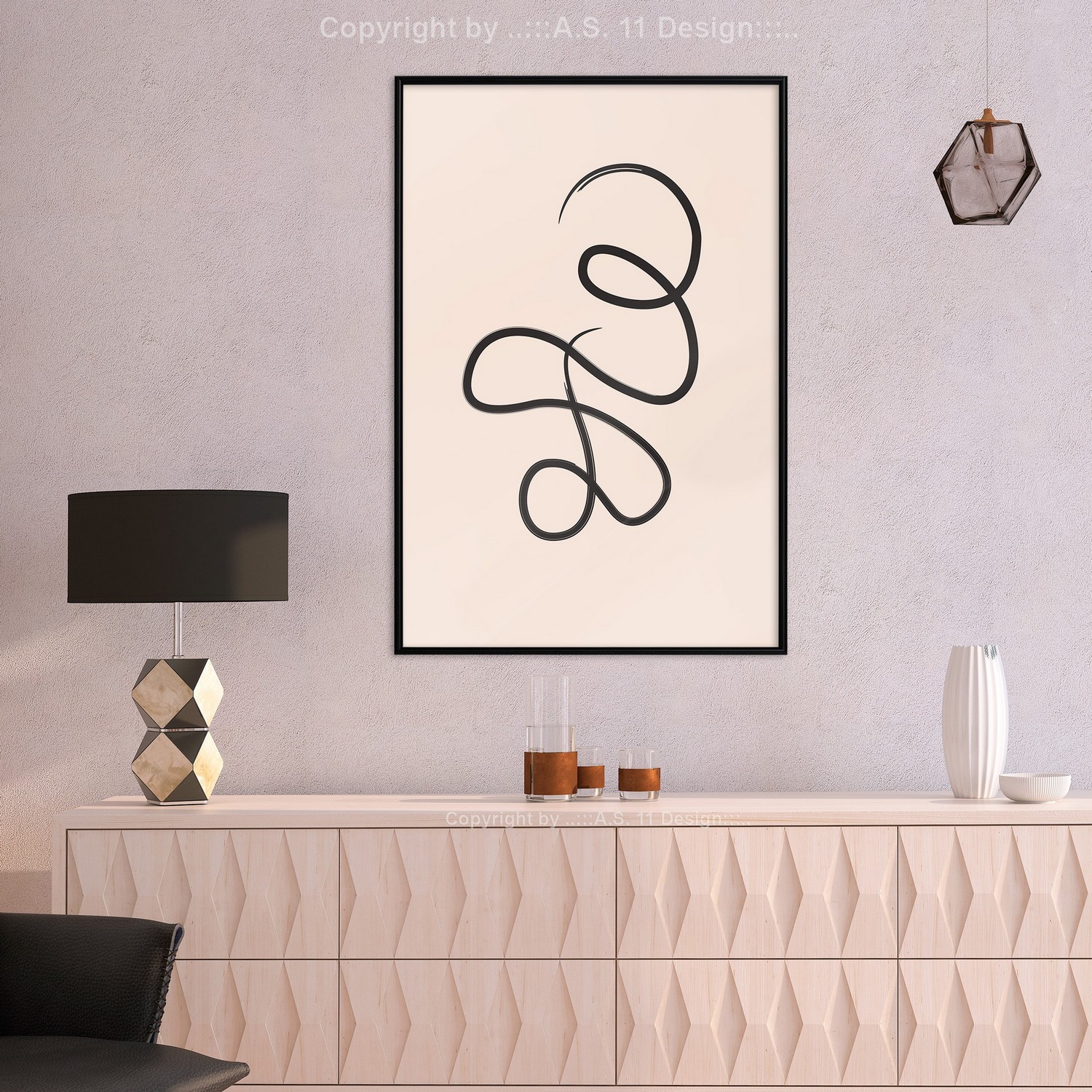 Poster Artgeist Affisch Thought Loop