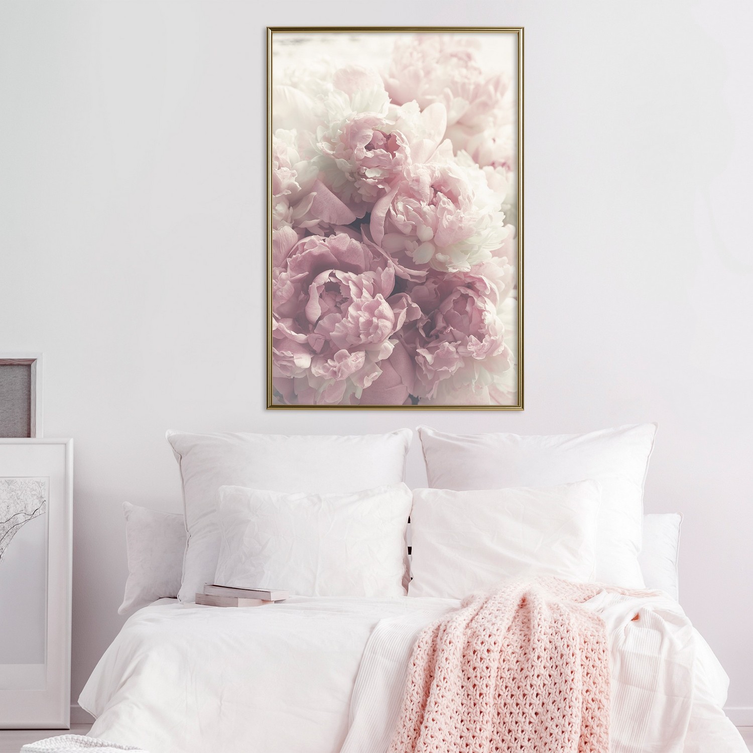 Poster Artgeist Affisch Delicate Peonies