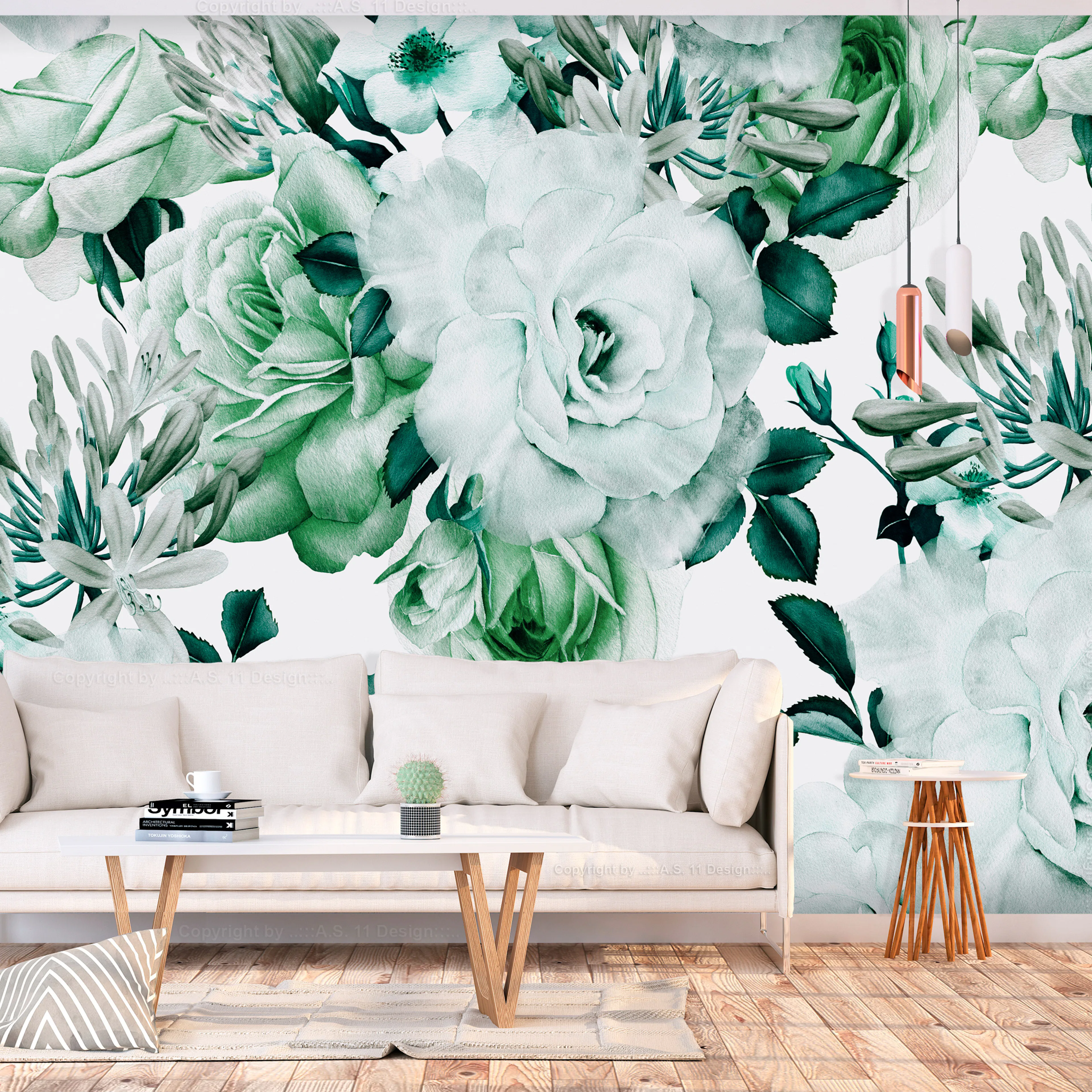 Fototapet Arkiio Självhäftande Sentimental Garden Green