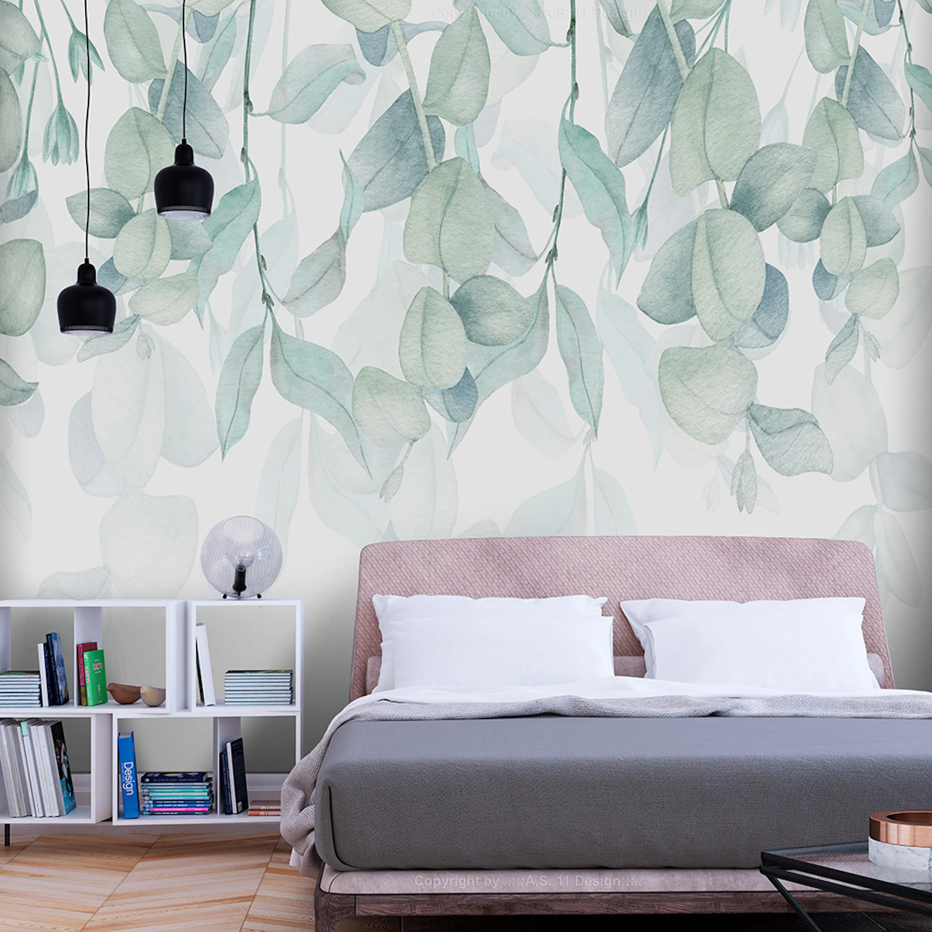 Fototapet Arkiio Pastel Flora Självhäftande