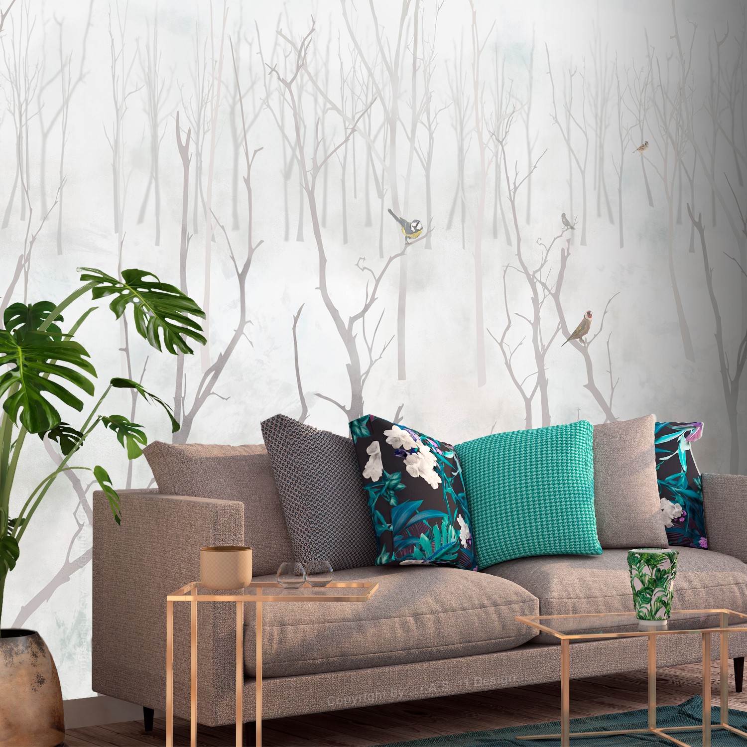 Fototapet Arkiio Winter Forest A3-SFT2036A