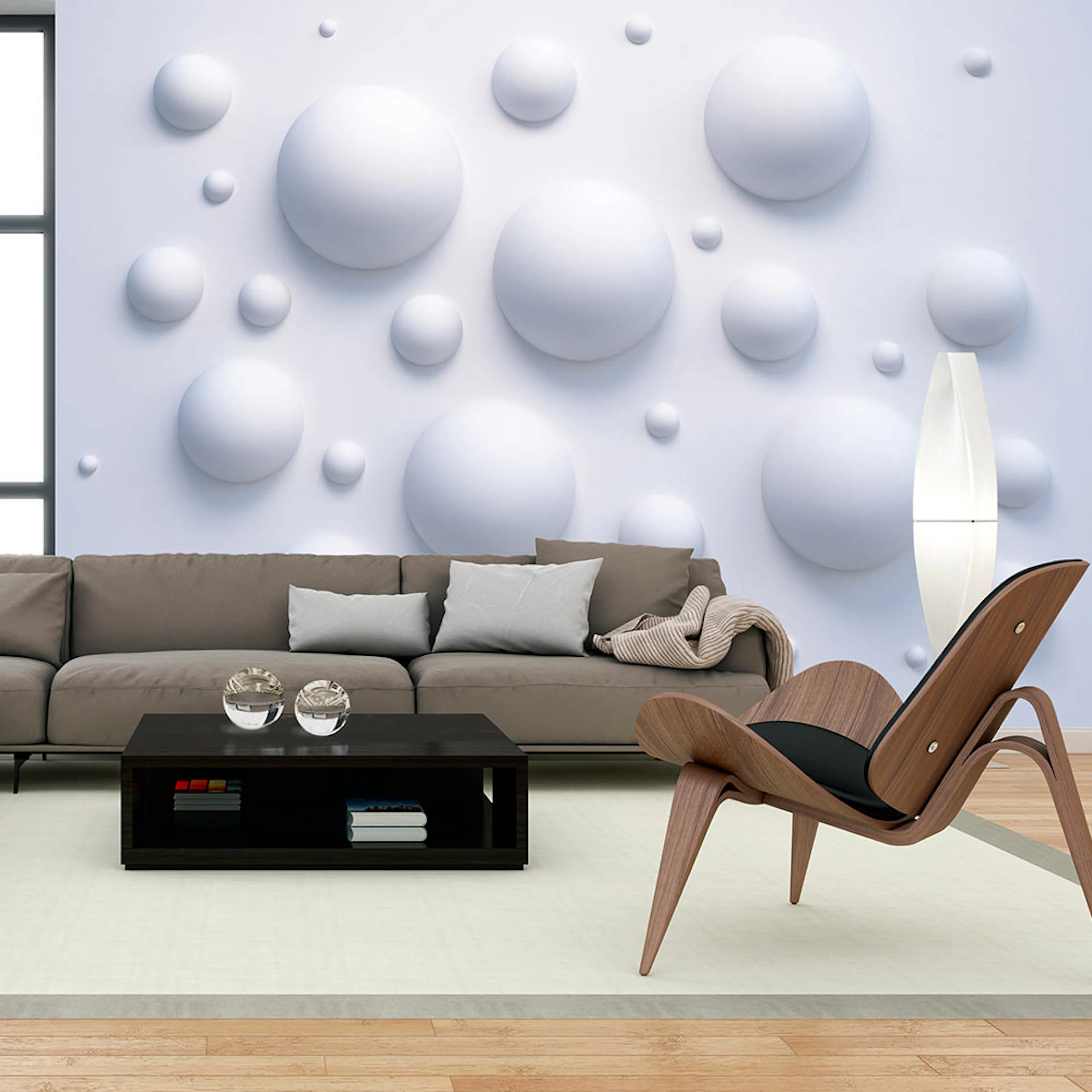 Fototapet Arkiio Självhäftande Bubble Wall