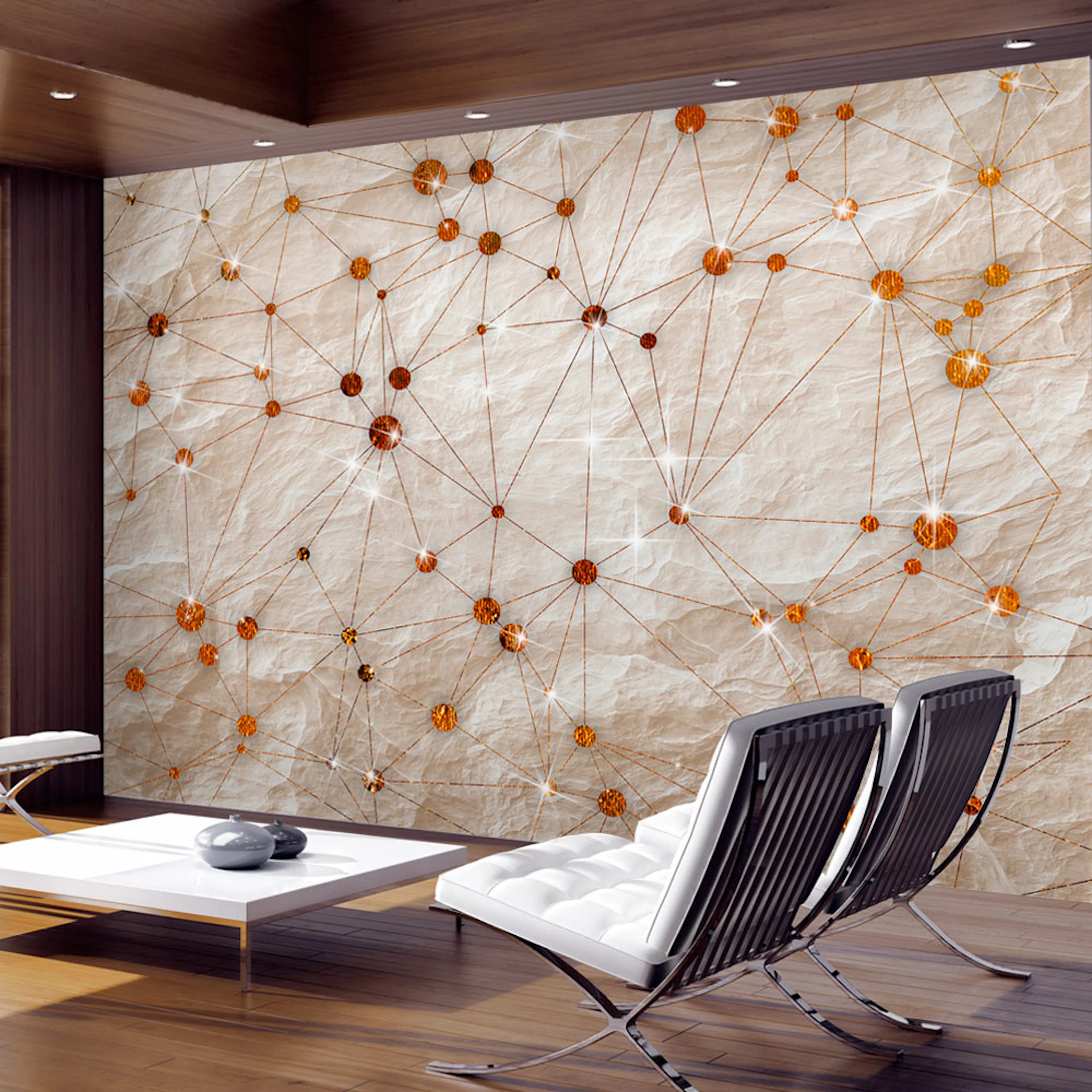 Fototapet Arkiio Stone And Gold