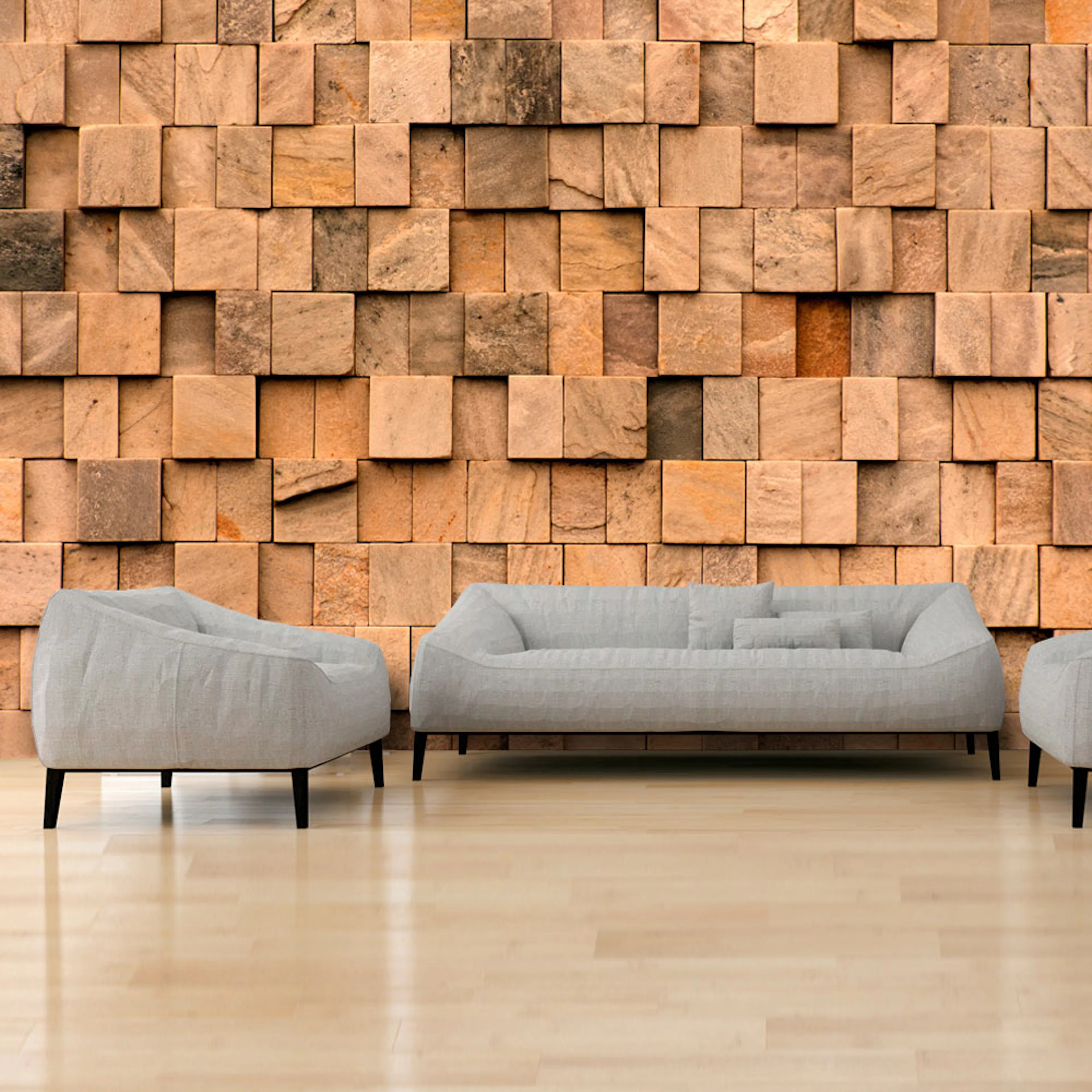 Fototapet Arkiio Stone Jigsaw