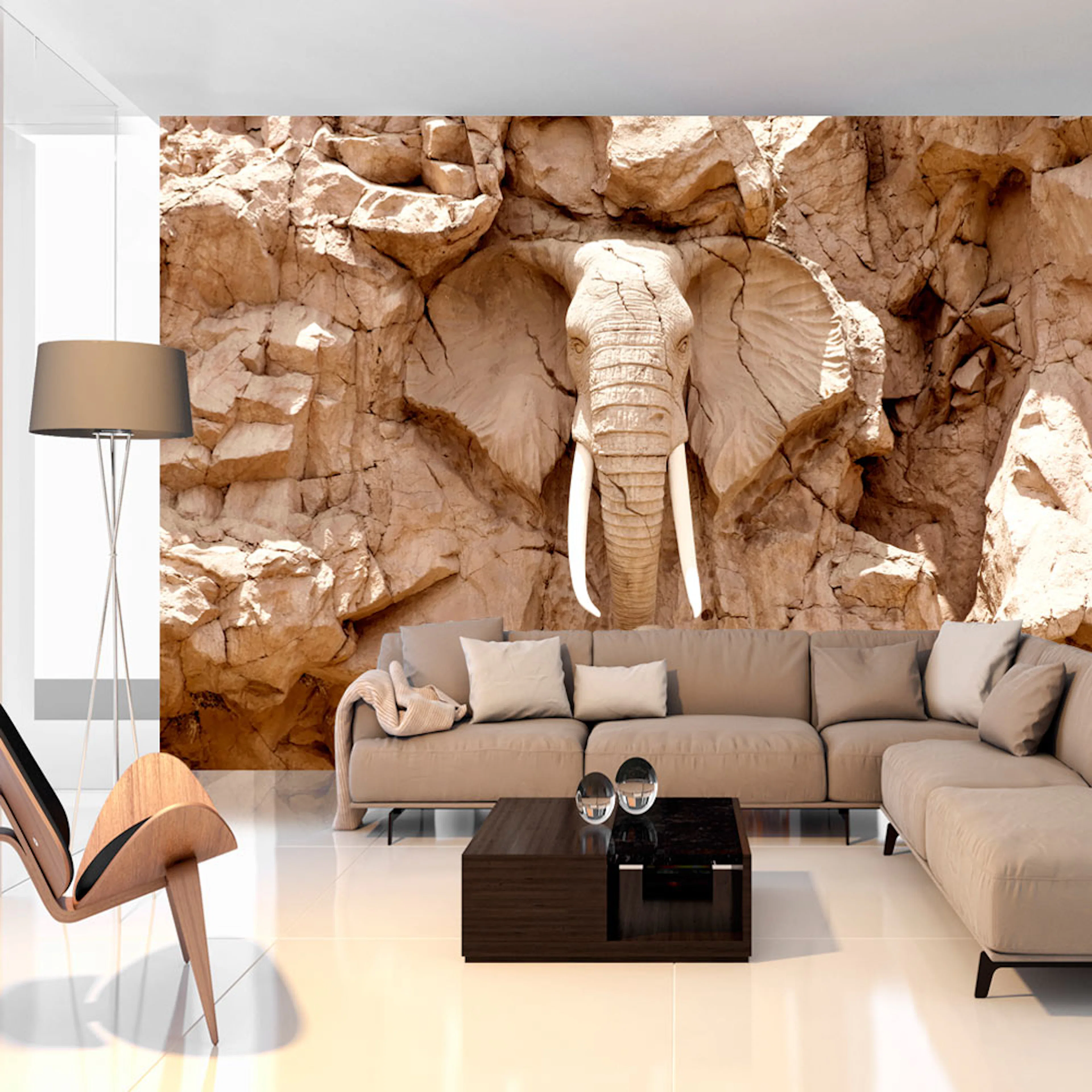 Fototapet Arkiio Stone Elephant South Africa