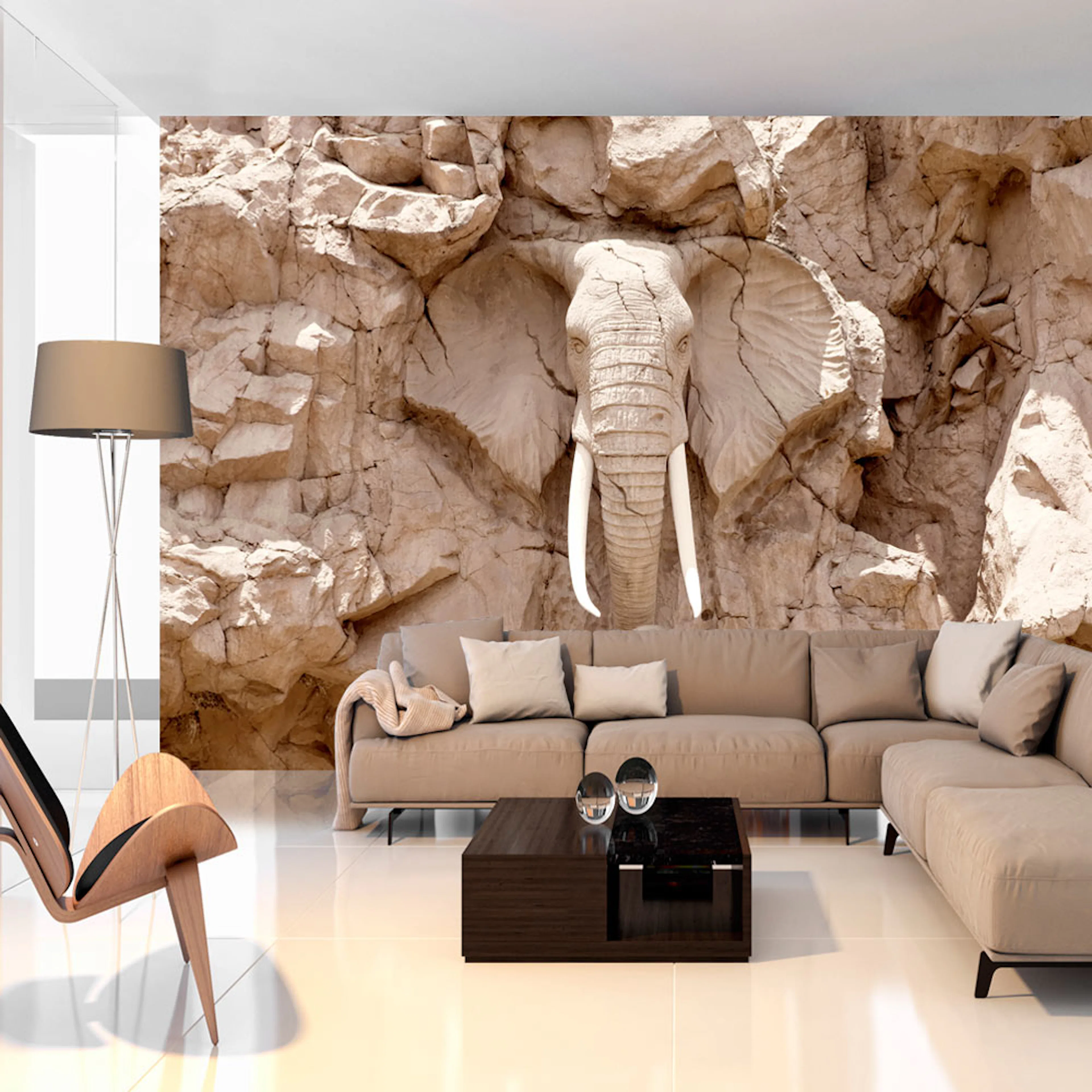 Fototapet Arkiio Elephant Carving South Africa