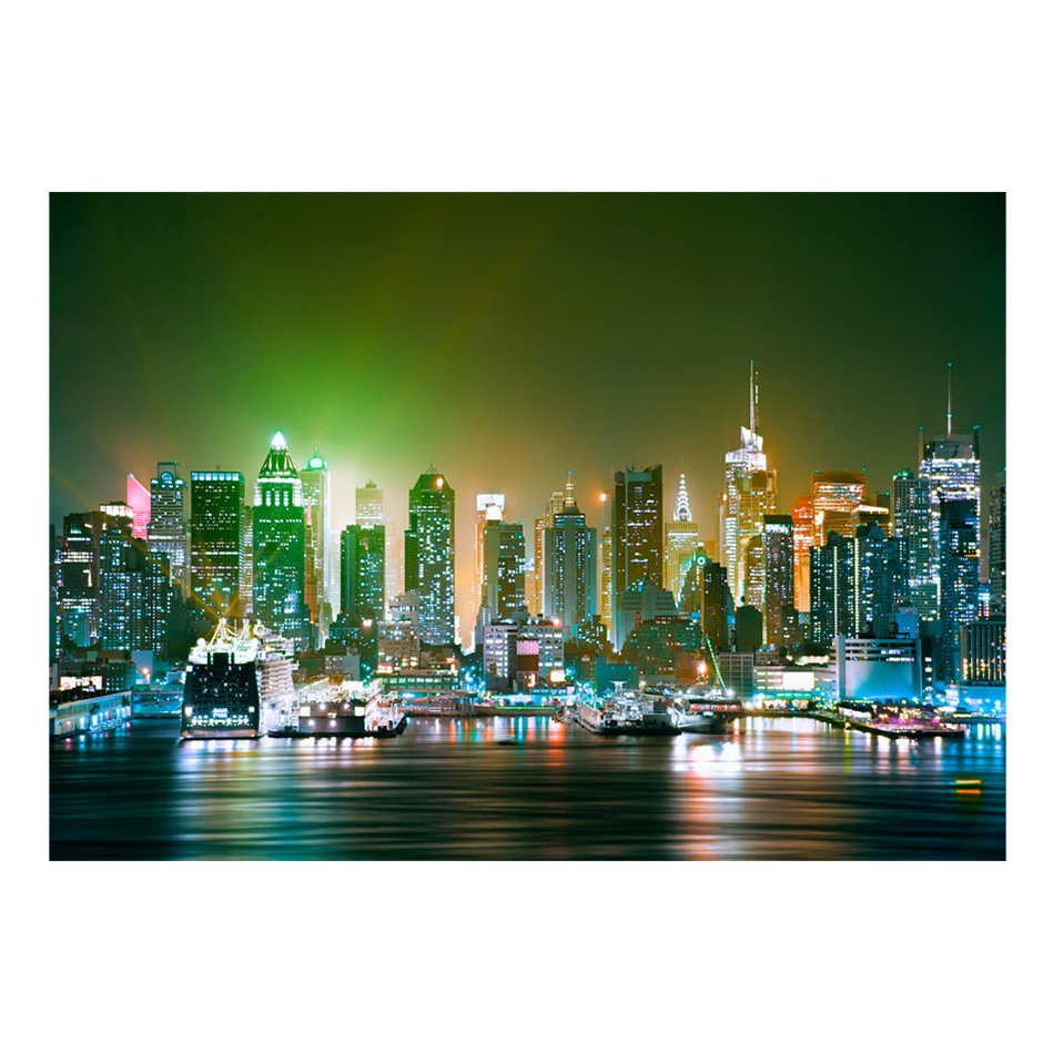 Fototapet Arkiio Ny: Enlightened Harbour