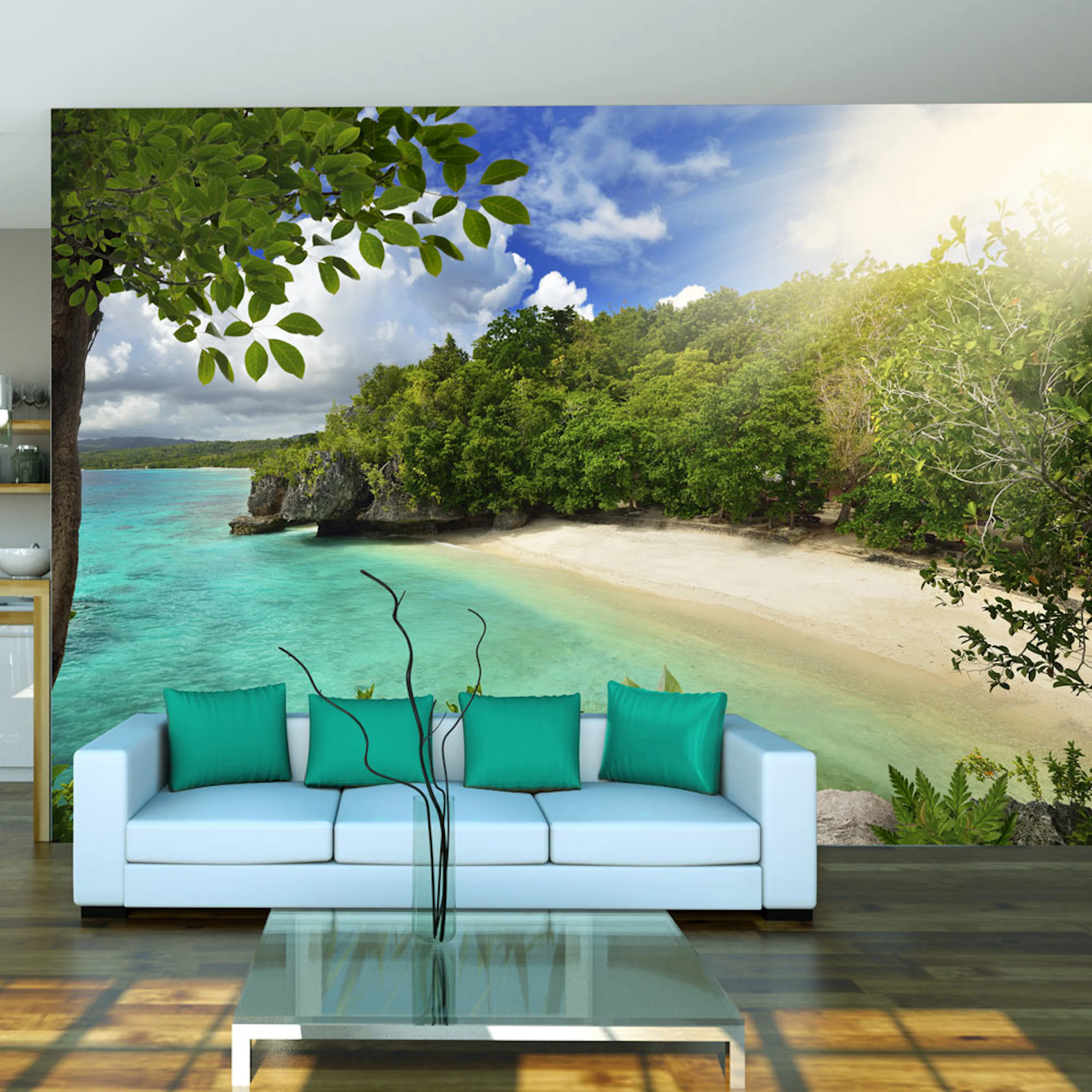 Fototapet Arkiio Självhäftande Sunny Beach